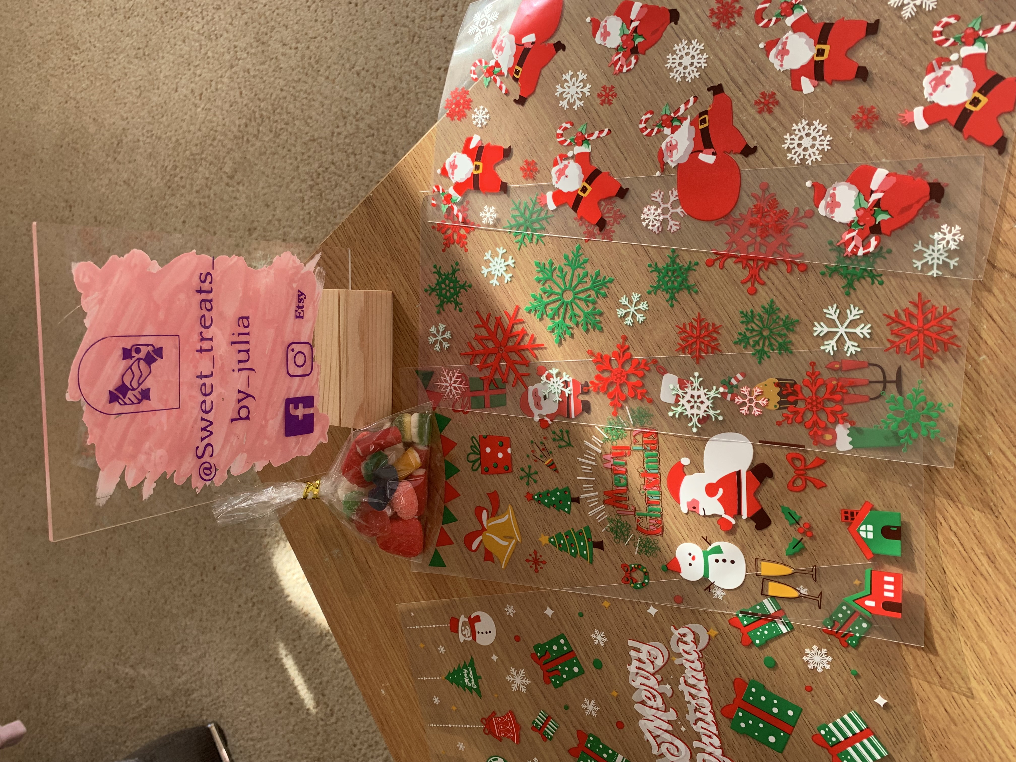 Christmas treat bags