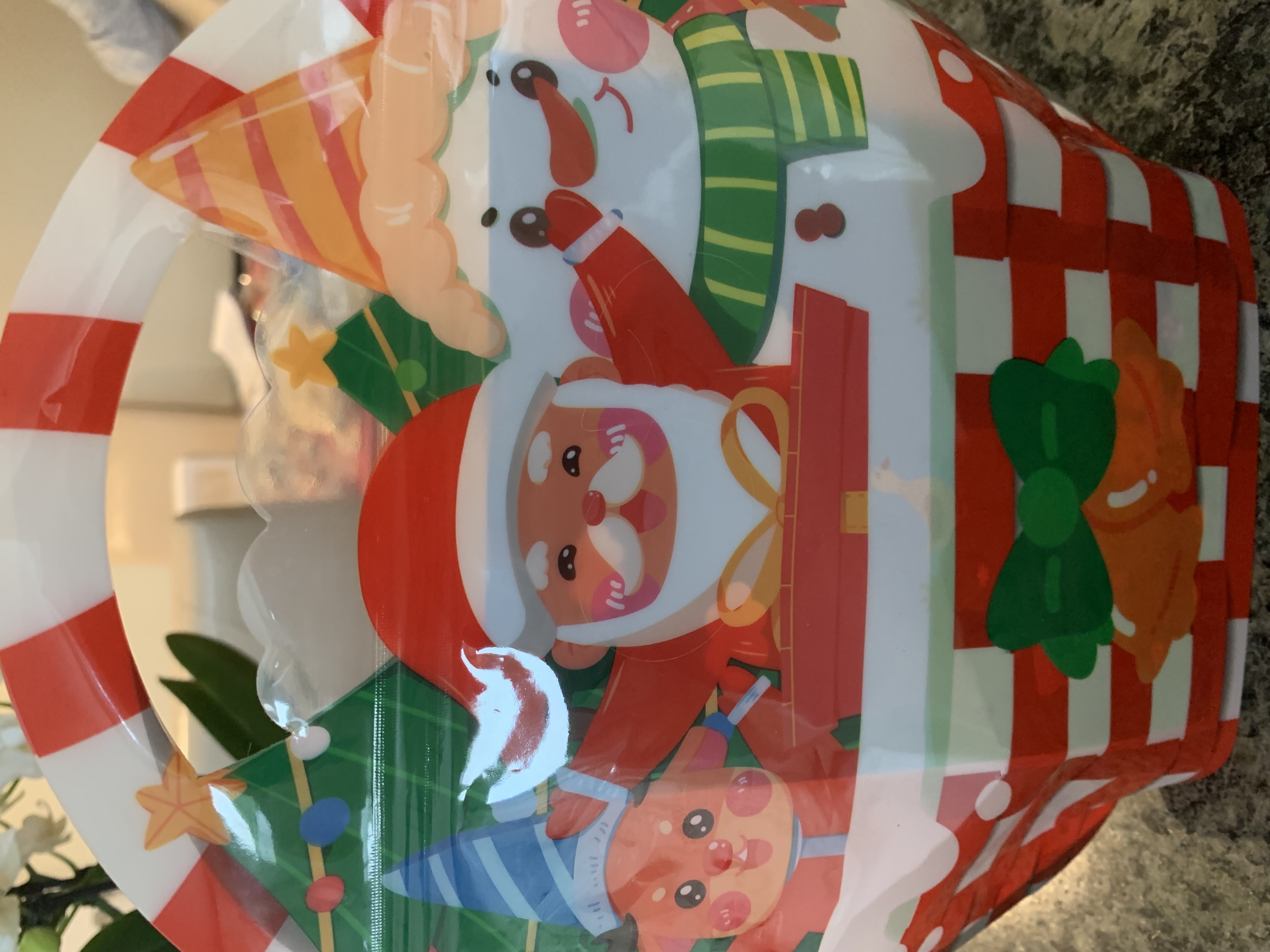 Christmas basket style pouch gift set