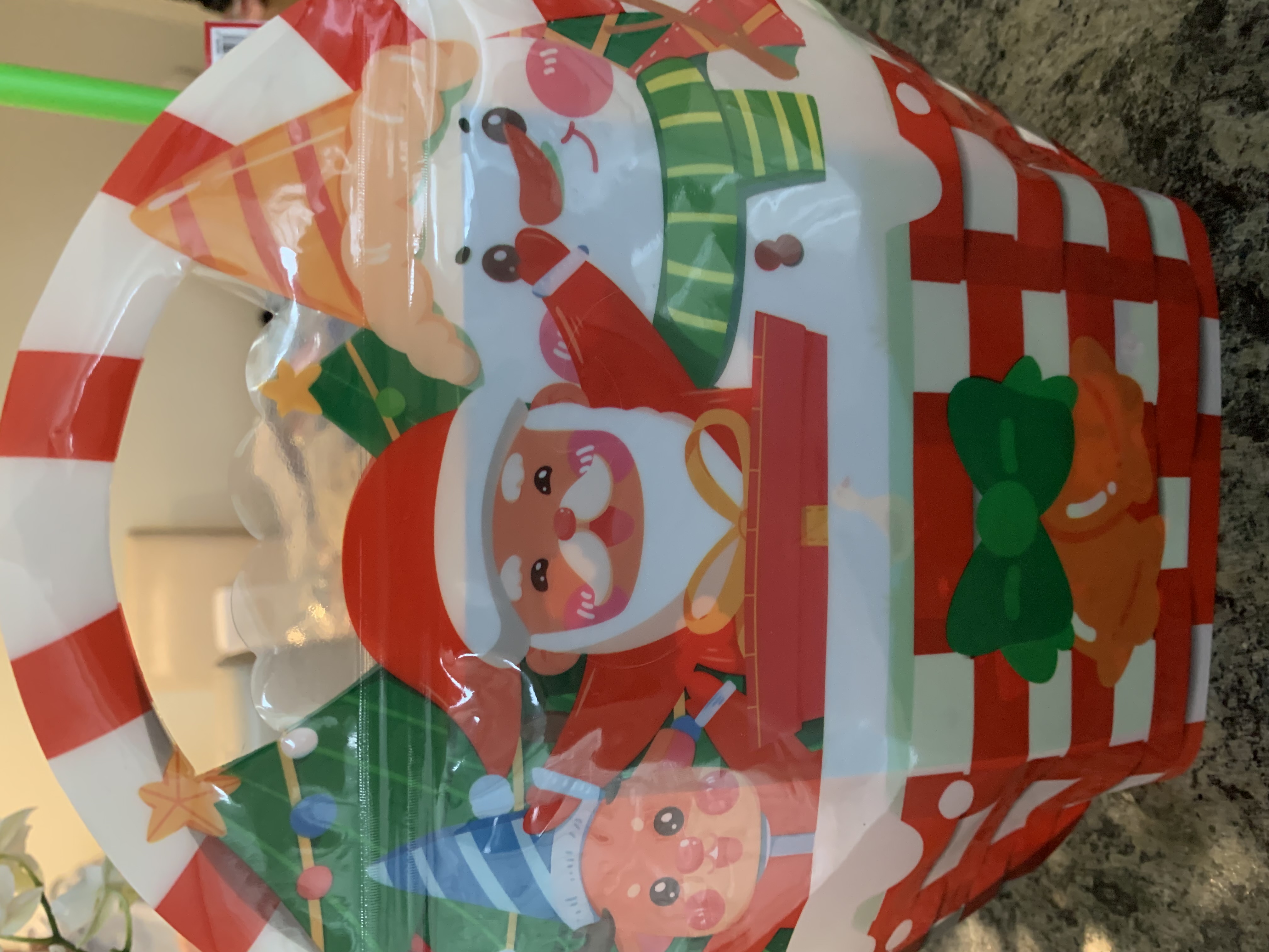 Christmas basket style pouch gift set