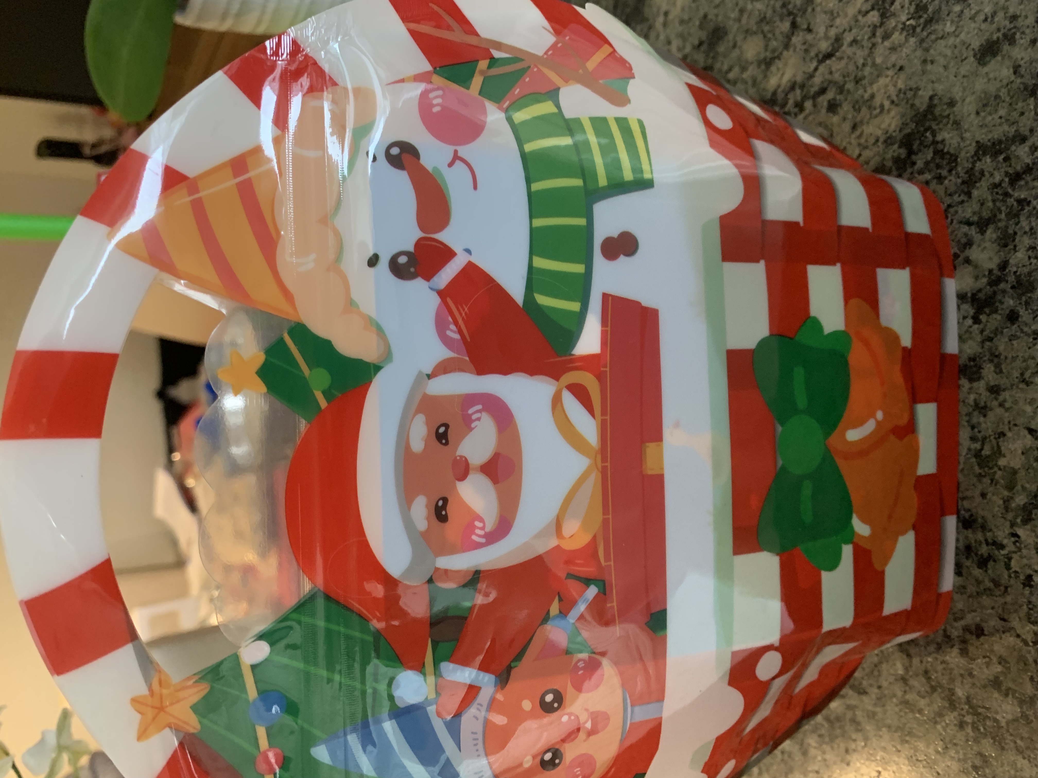 Christmas basket style pouch gift set