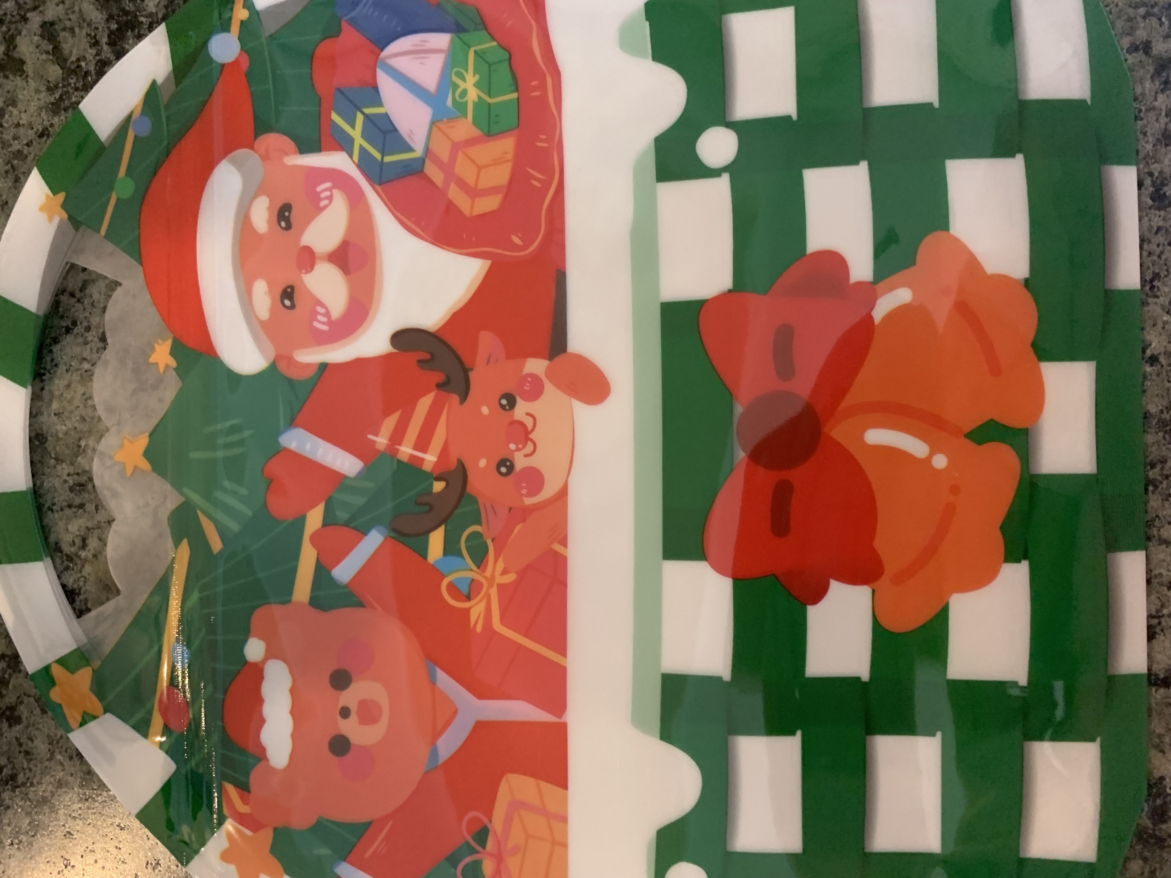 Christmas basket style pouch gift set