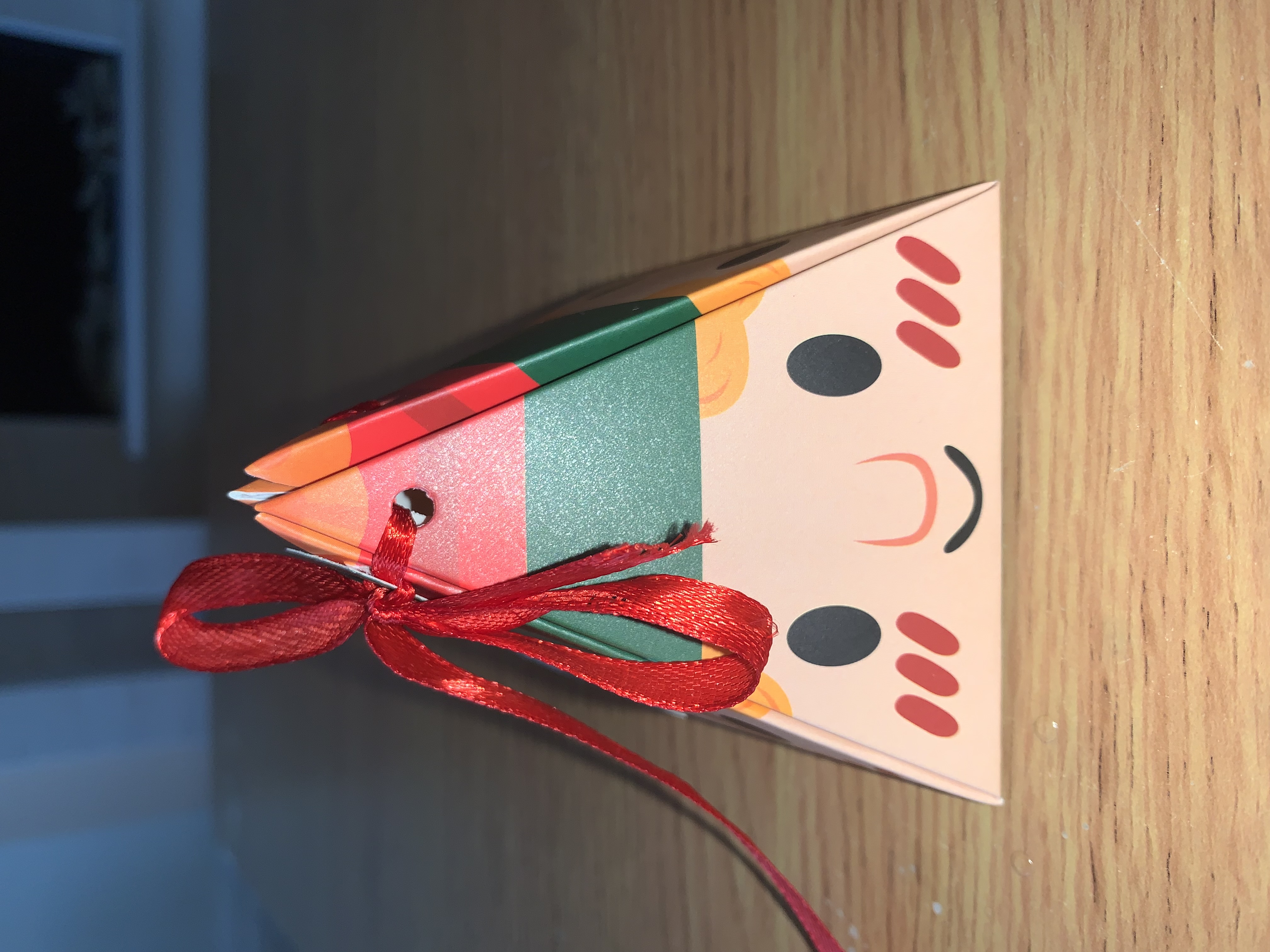 Cute little christmas favour boxes complete with sweets 