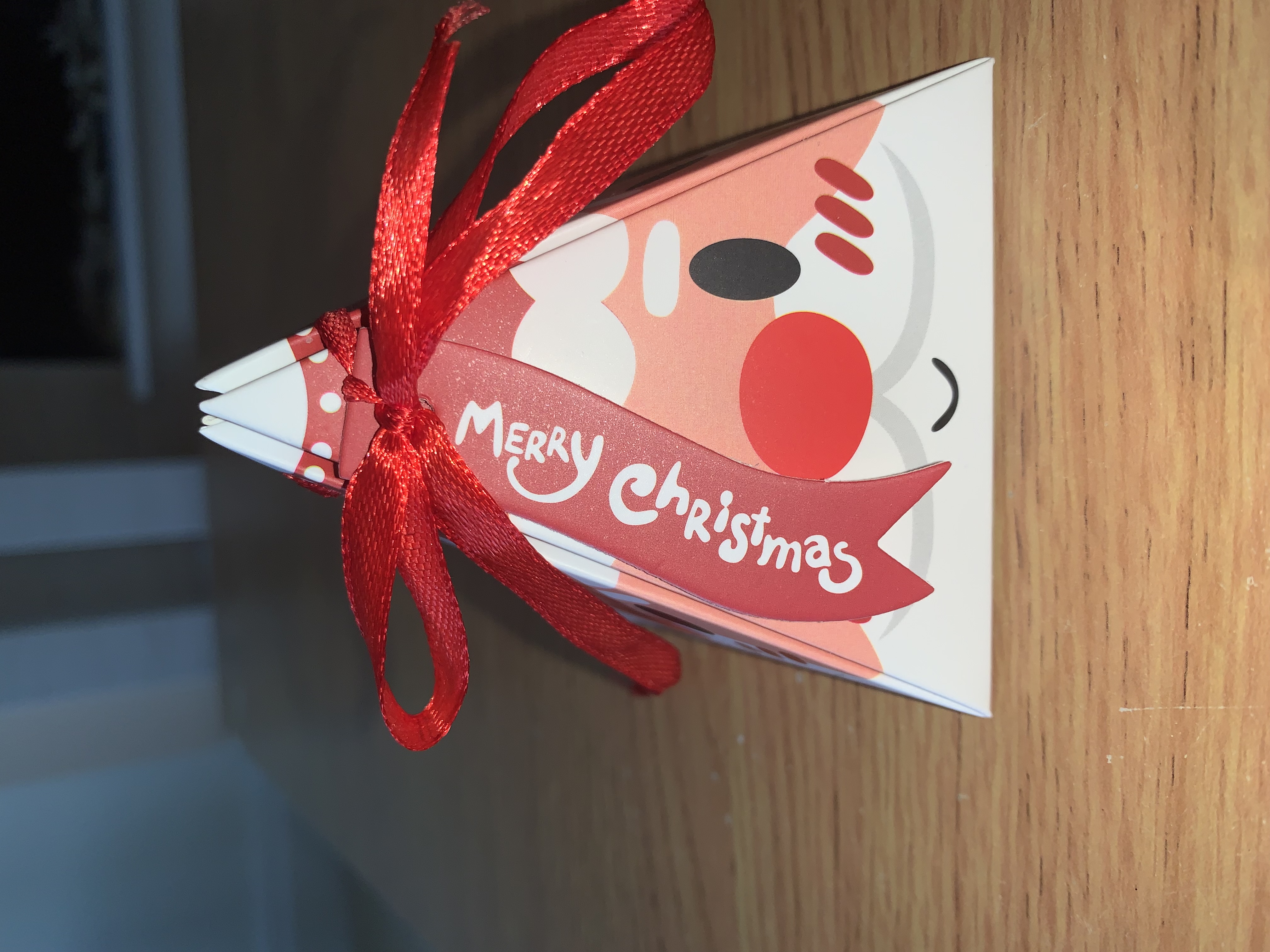 Cute little christmas favour boxes complete with sweets 