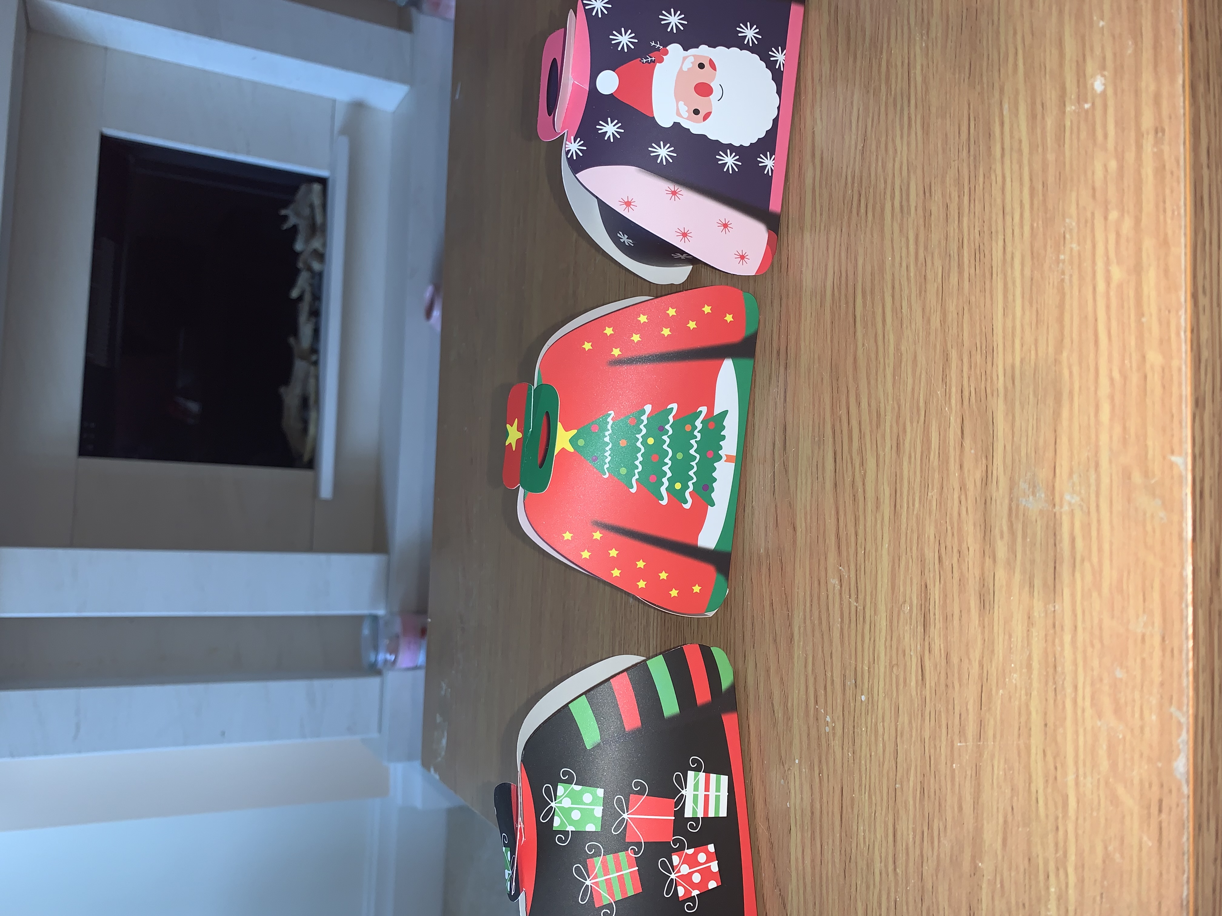 Cute christmas jumper favour box complete with sweets.