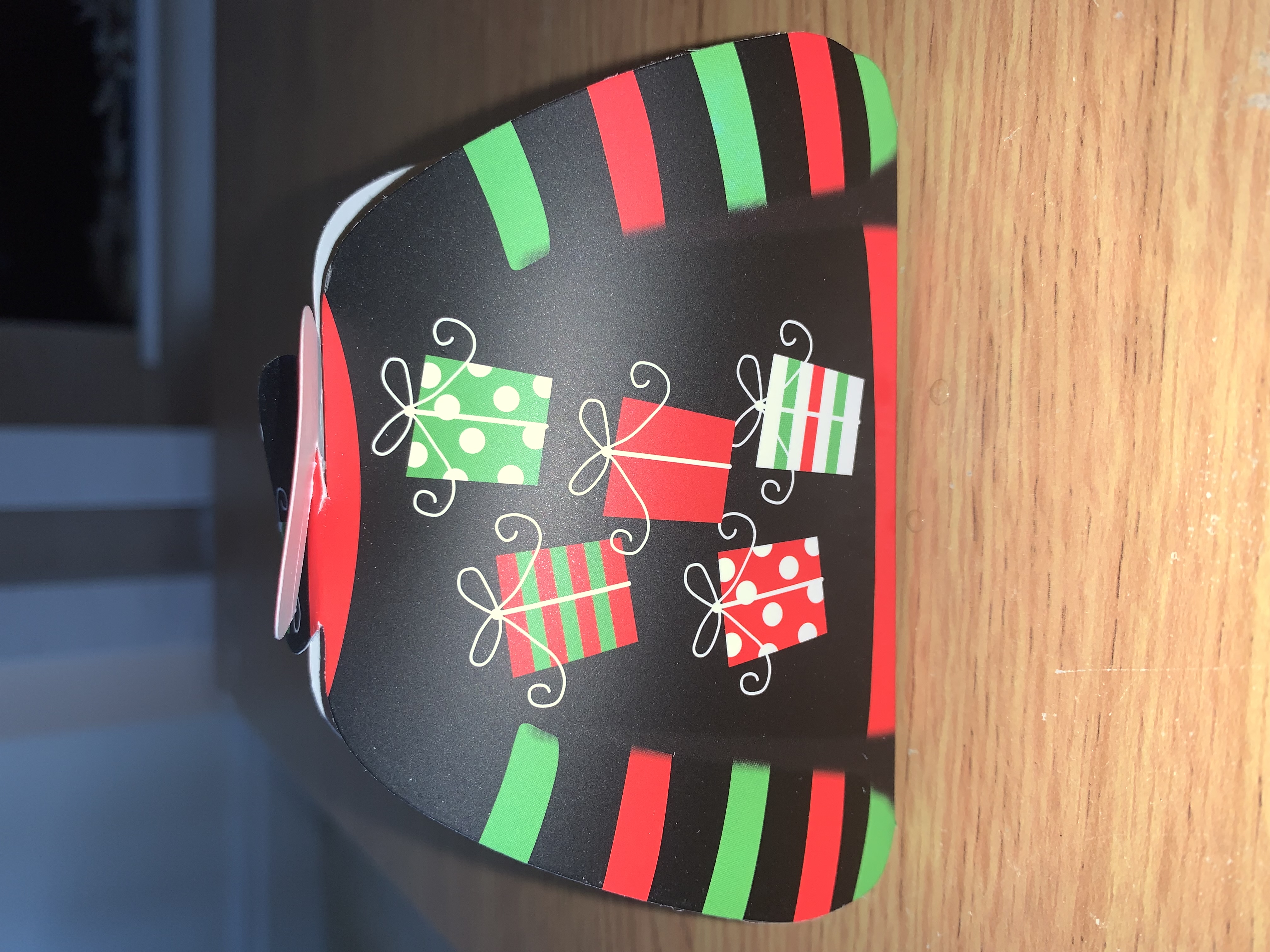 Cute christmas jumper favour box complete with sweets.