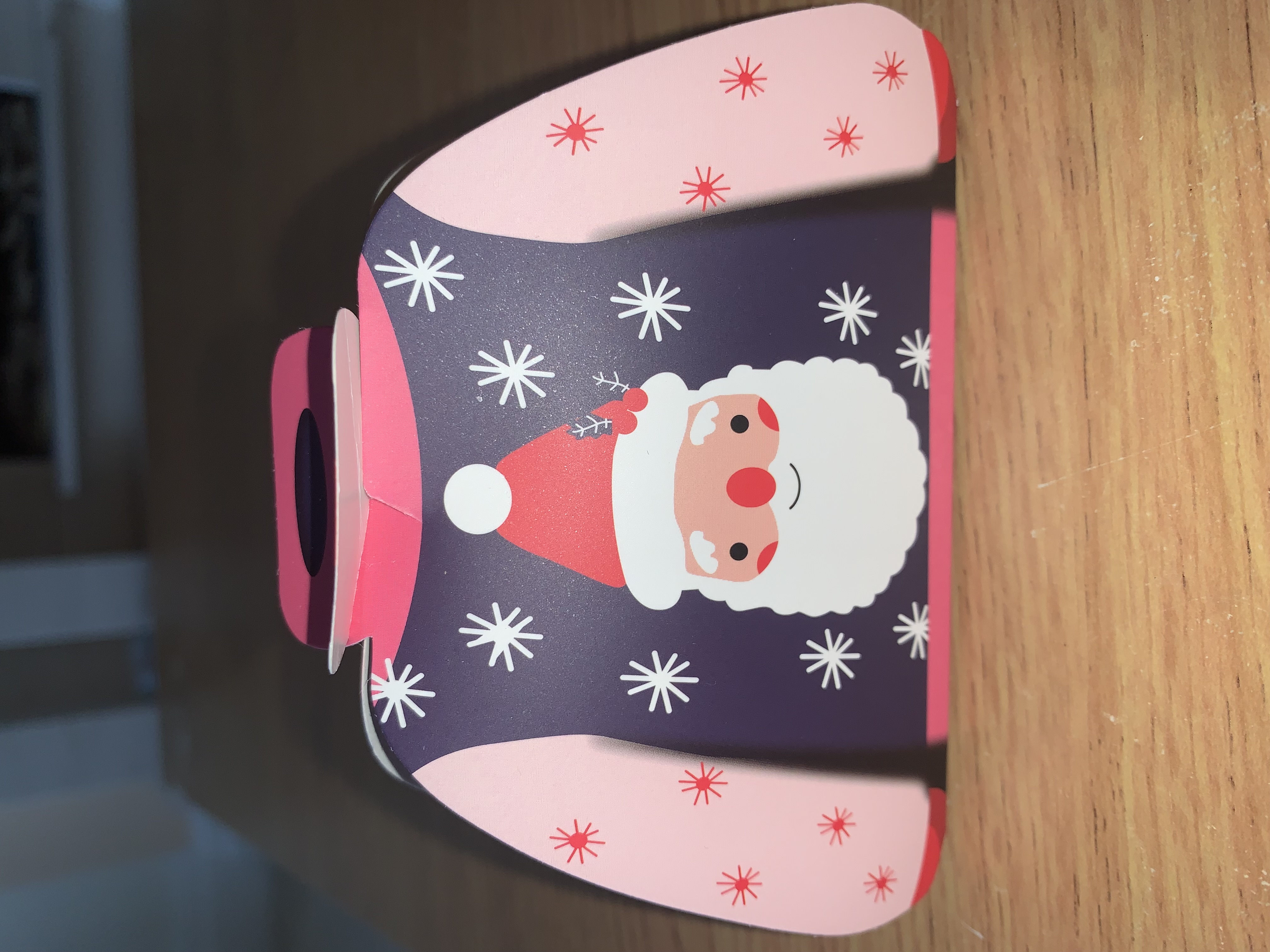 Cute christmas jumper favour box complete with sweets.