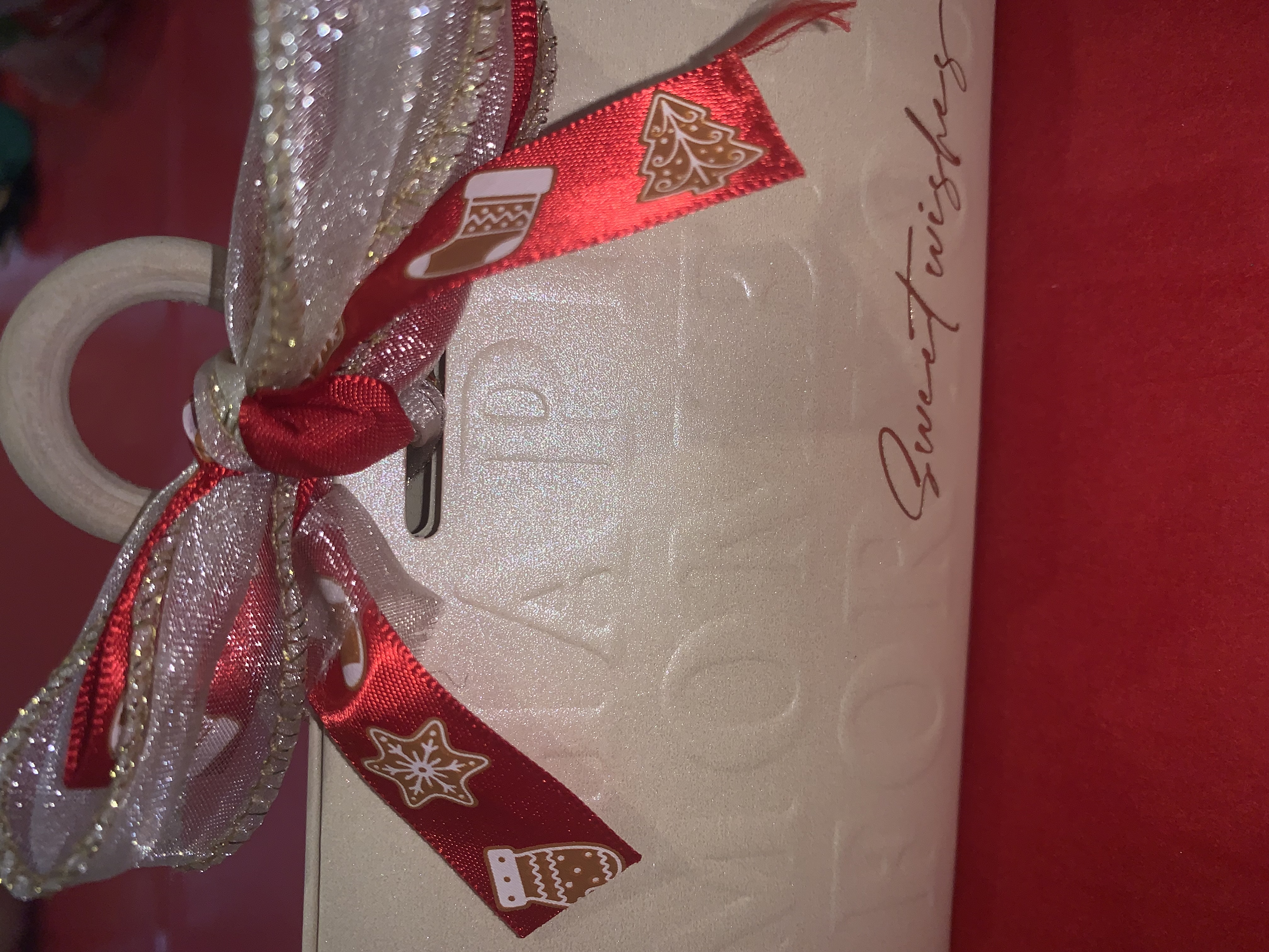 Luxury christmas Favour box with chocolates