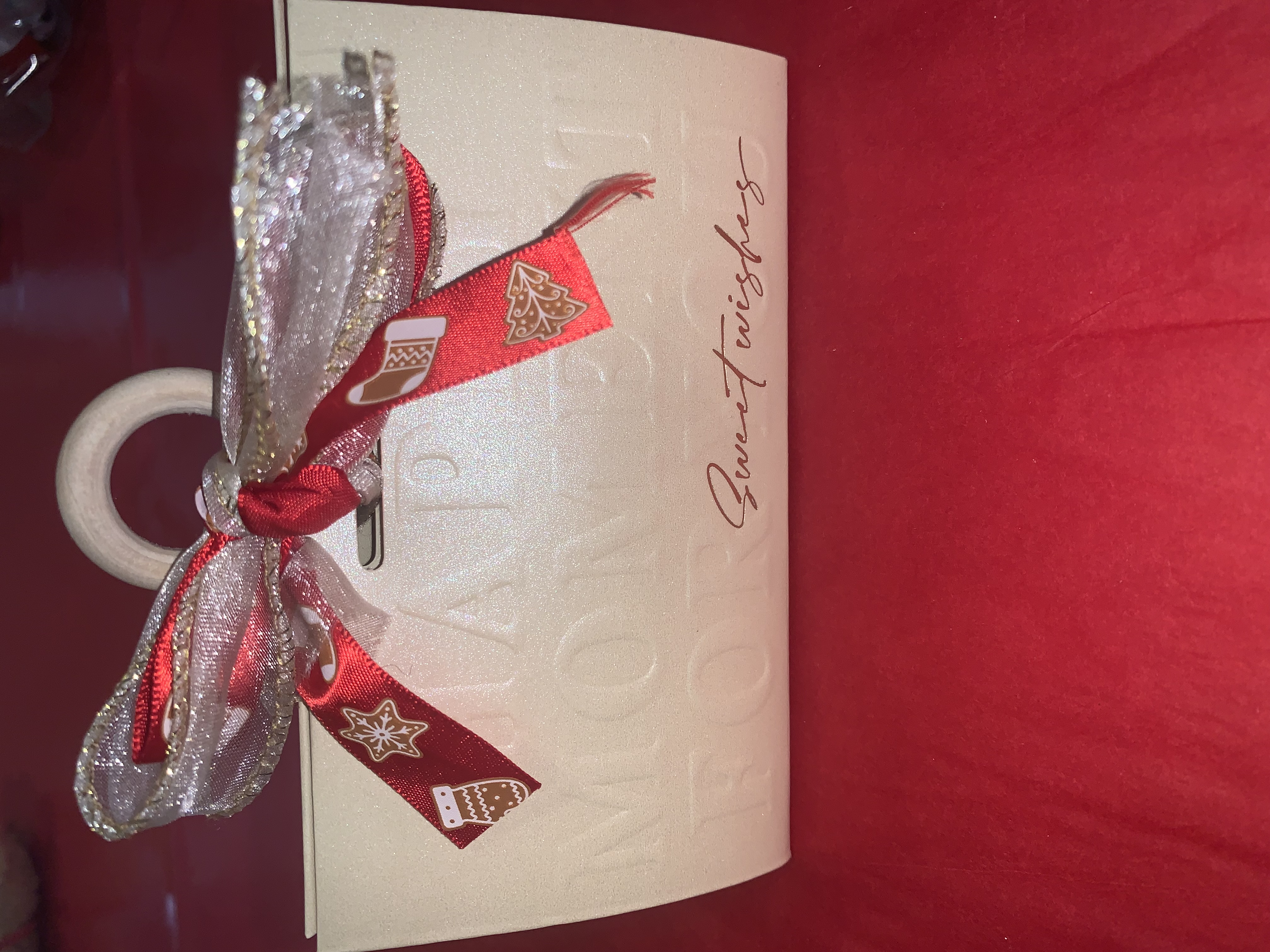 Luxury christmas Favour box with chocolates