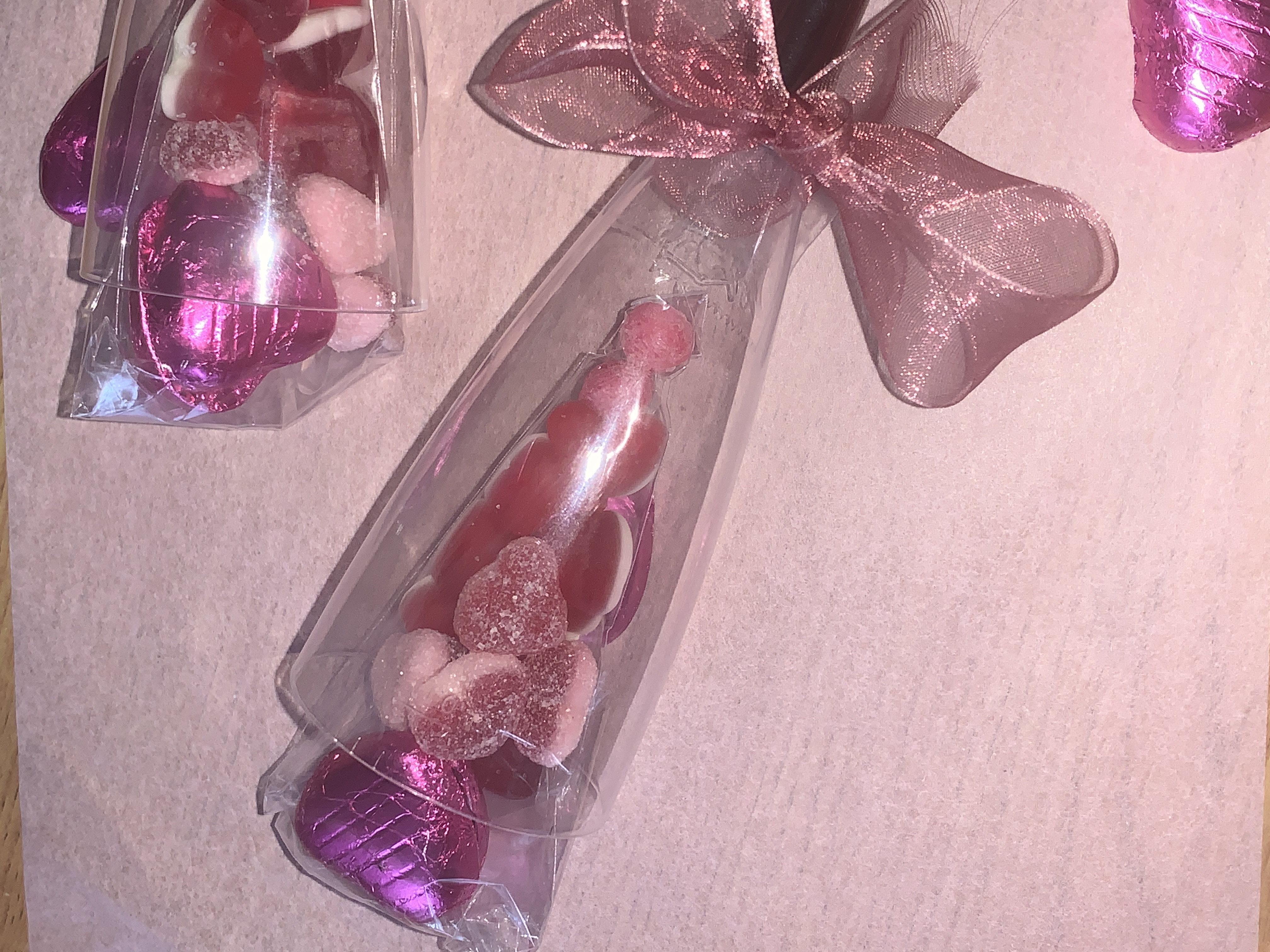 🩶Champagne Flute gifts with sweets and/or chocolates🩶