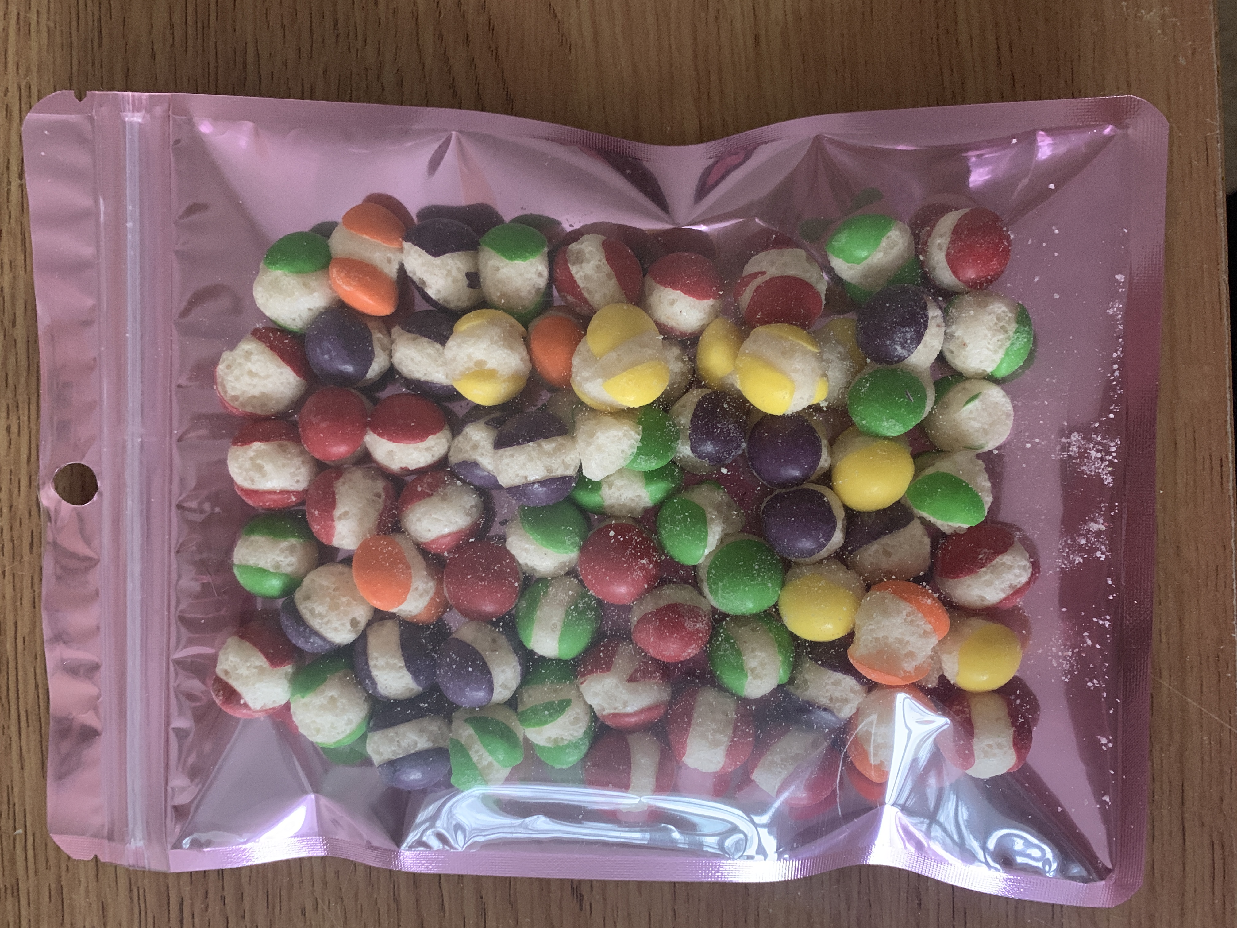 💜Freeze dried skittles 80g🩷