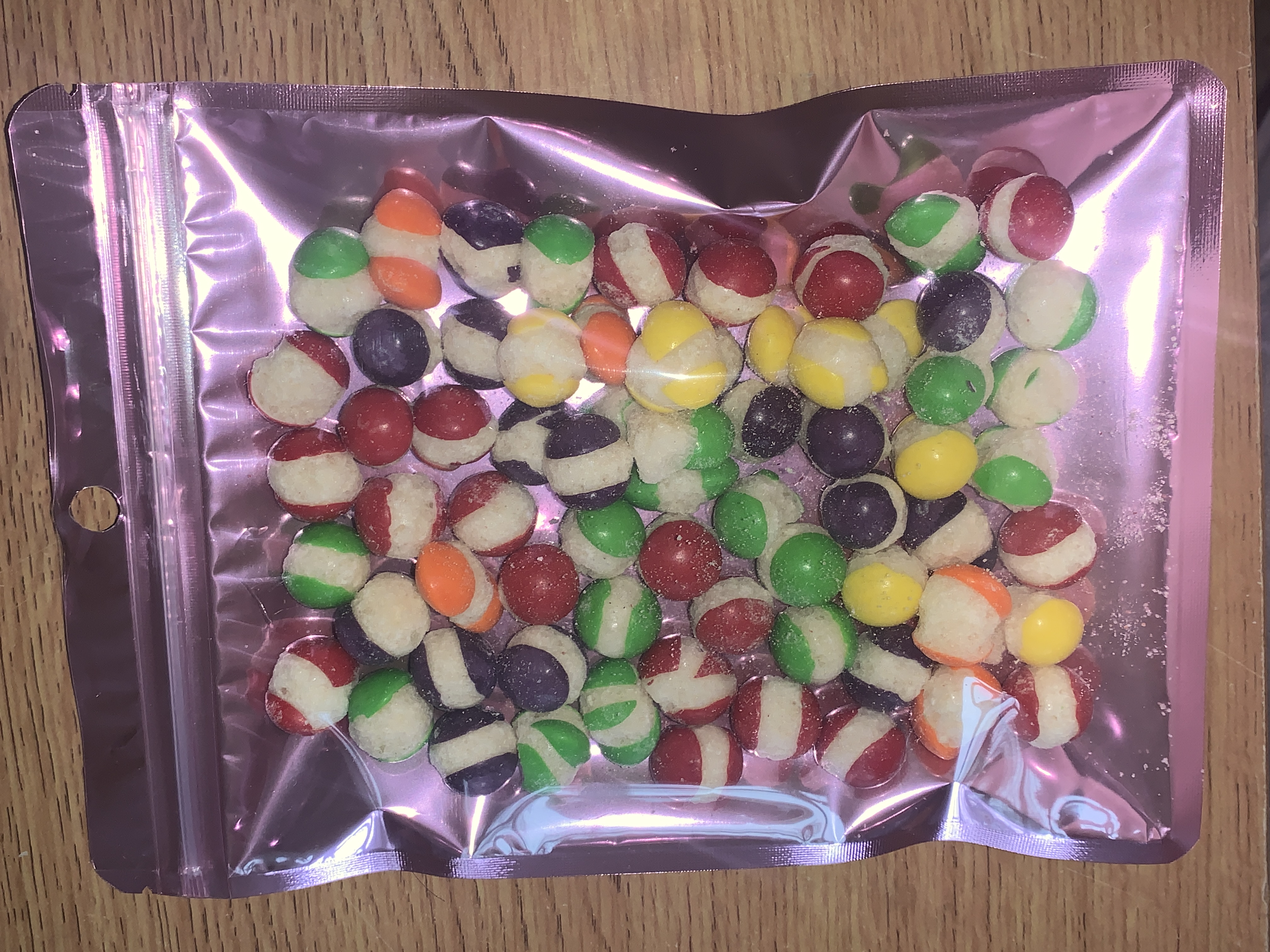 💜Freeze dried skittles 80g🩷