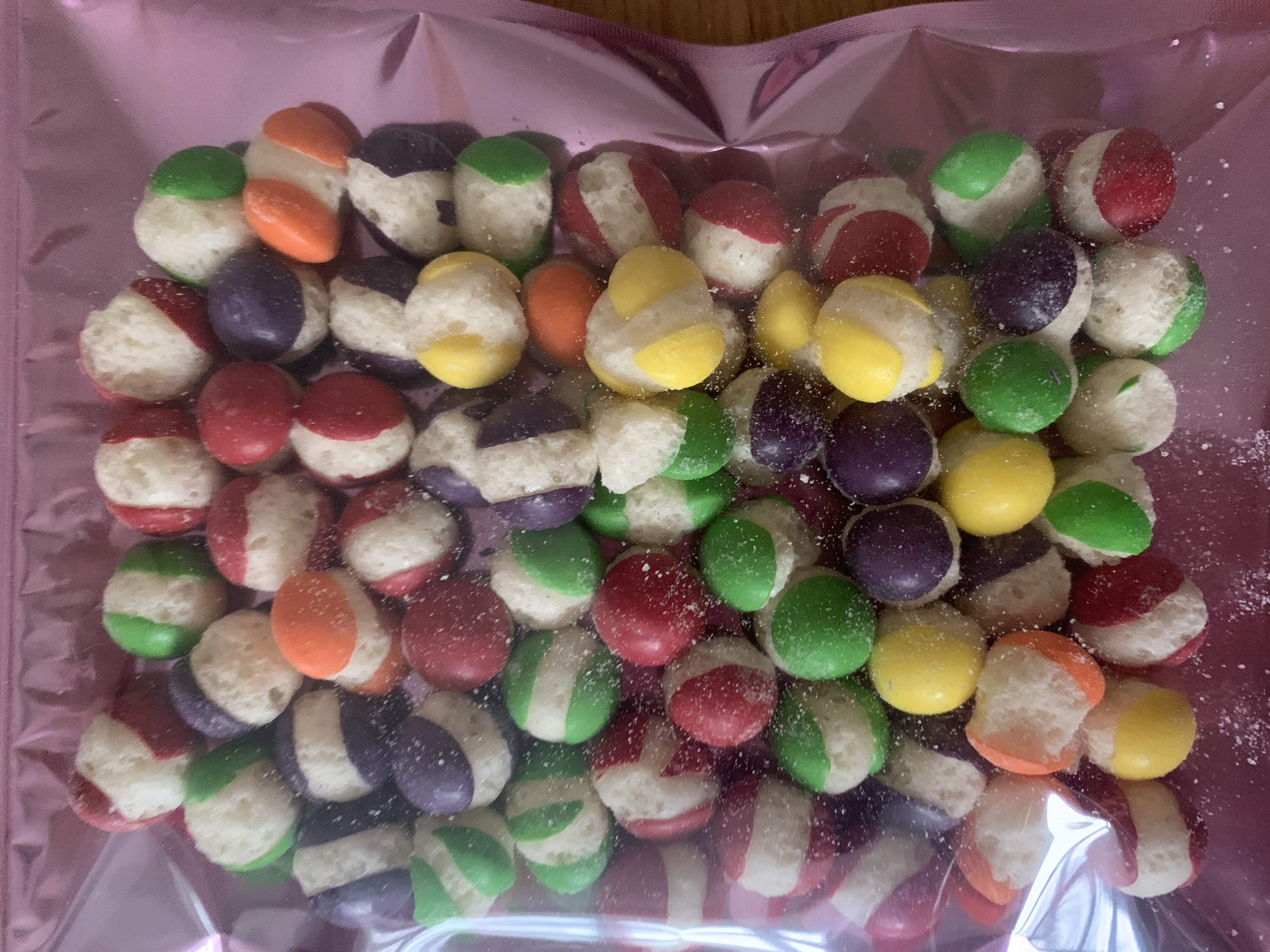 💜Freeze dried skittles 80g🩷