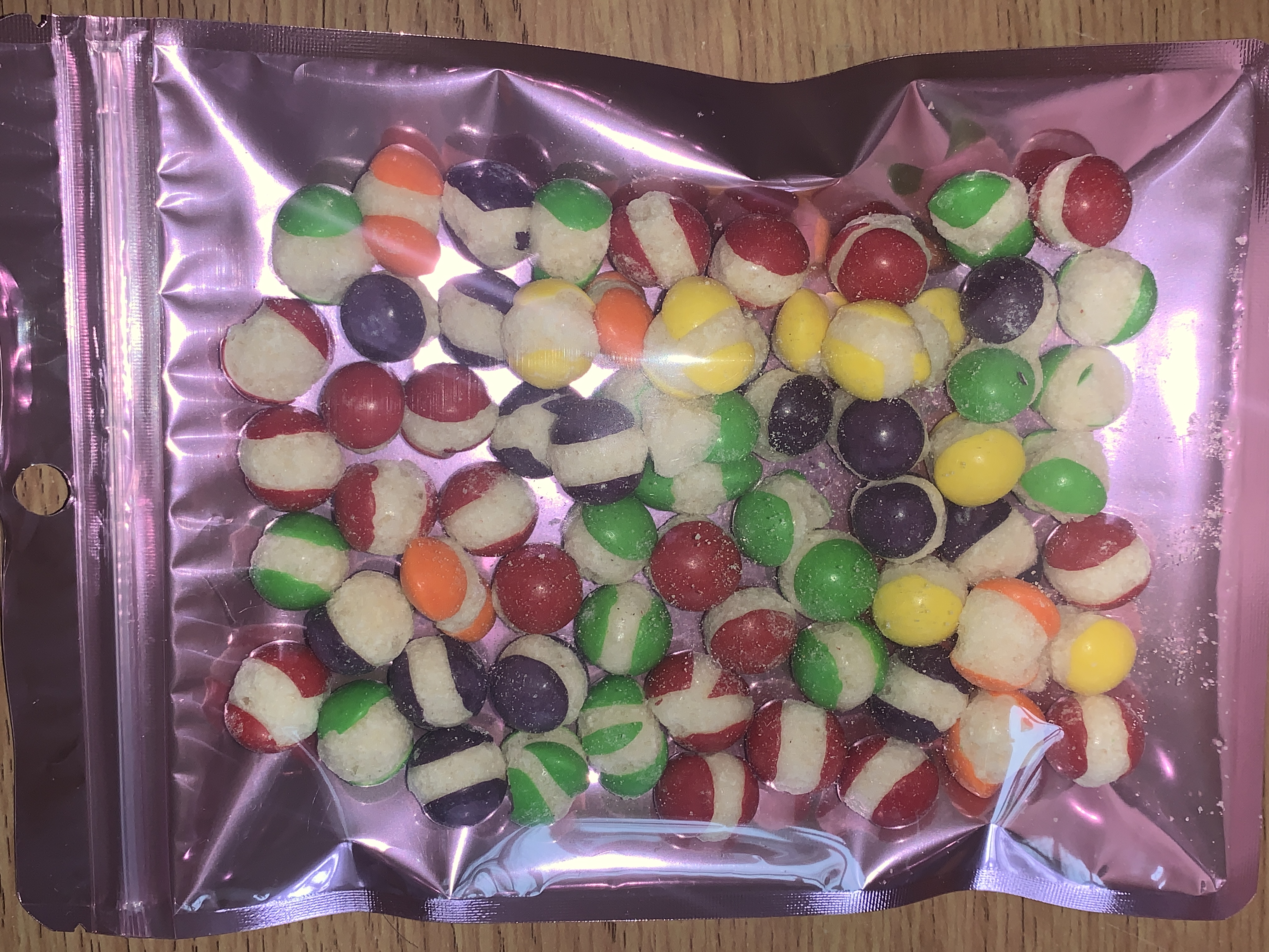 💜Freeze dried skittles 80g🩷