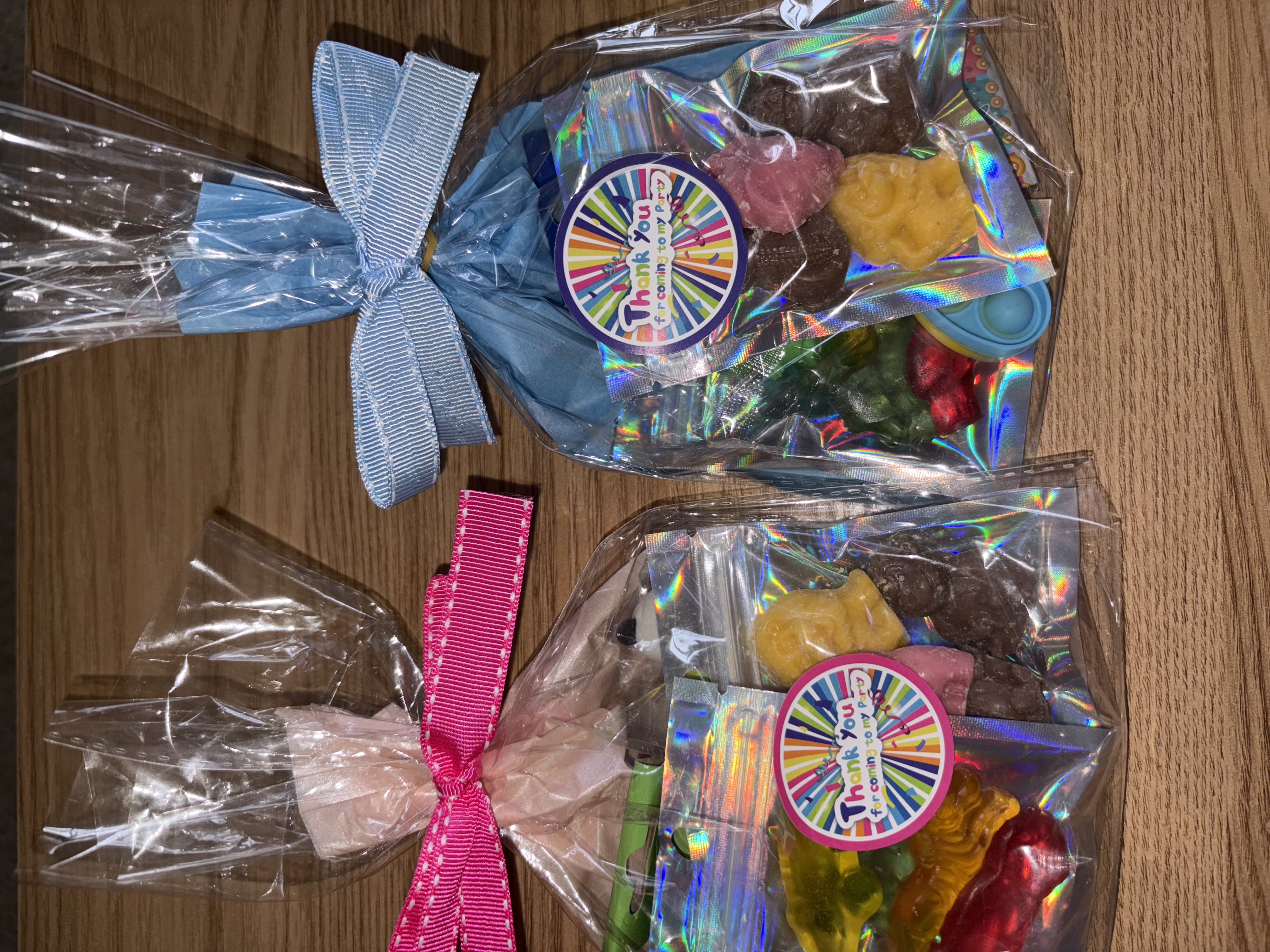 Low cost budget friendly party bags