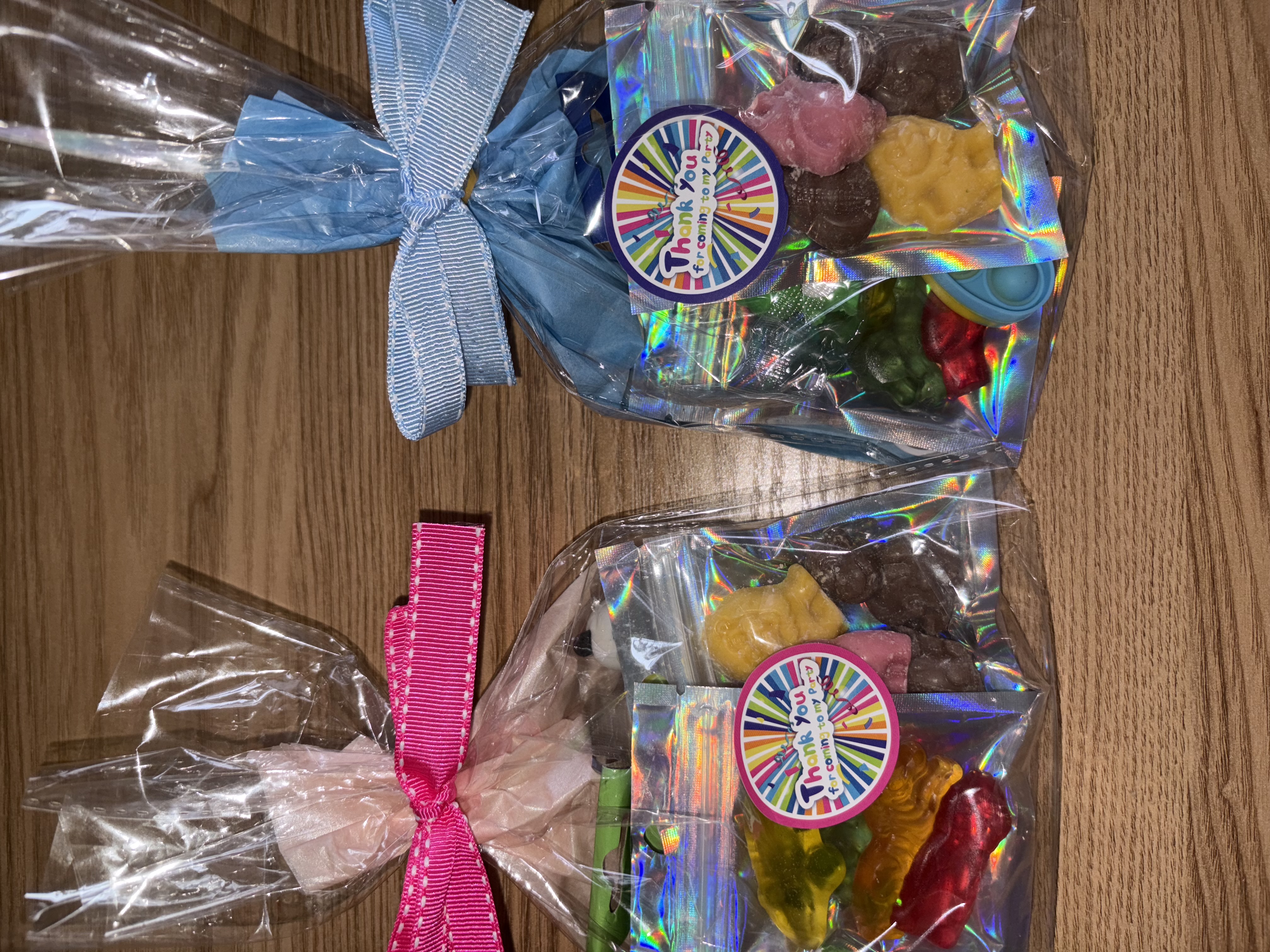 Low cost budget friendly party bags