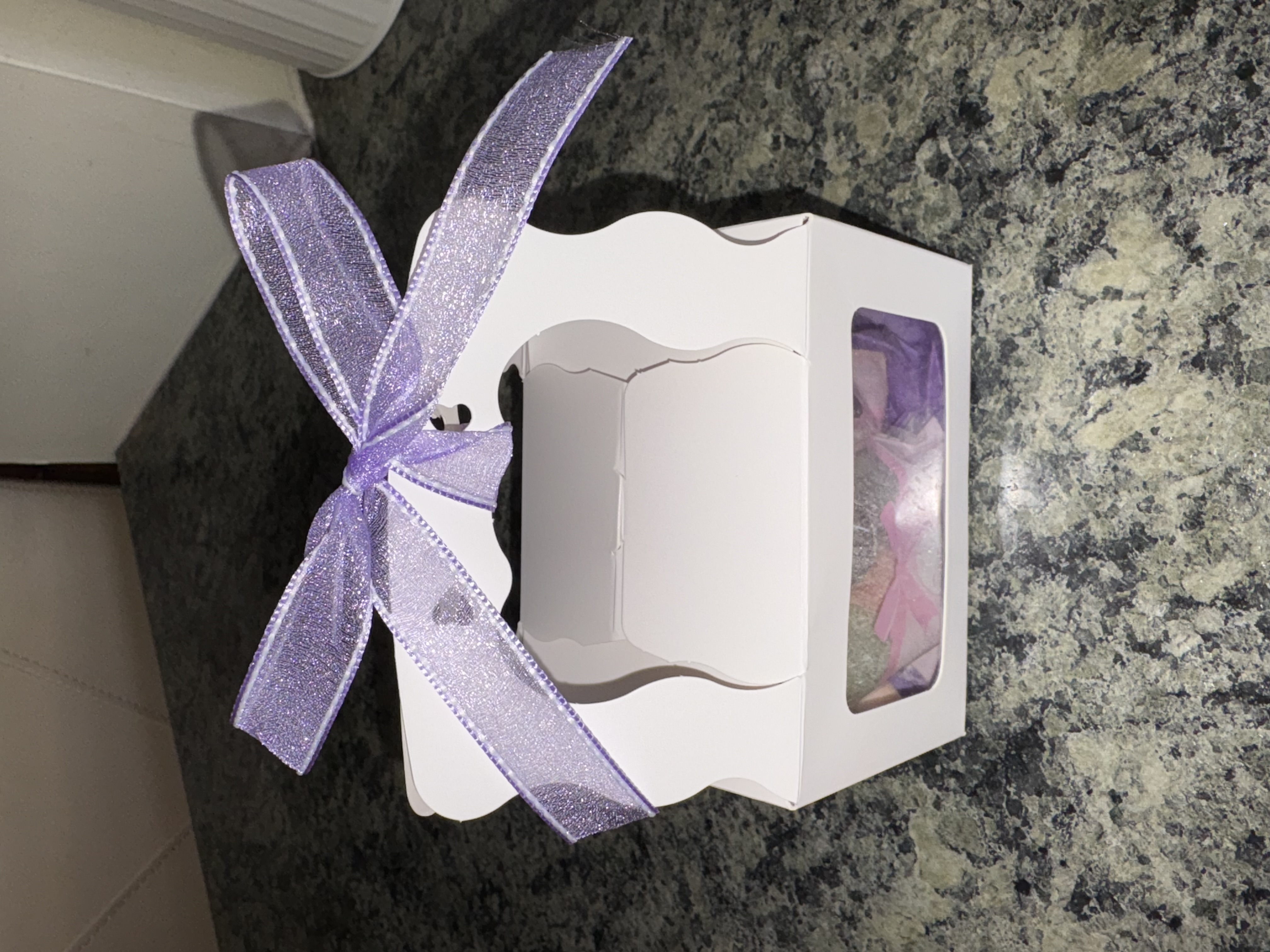 Sweet box gift set with a variety of sweets and a beautiful organa ribbon