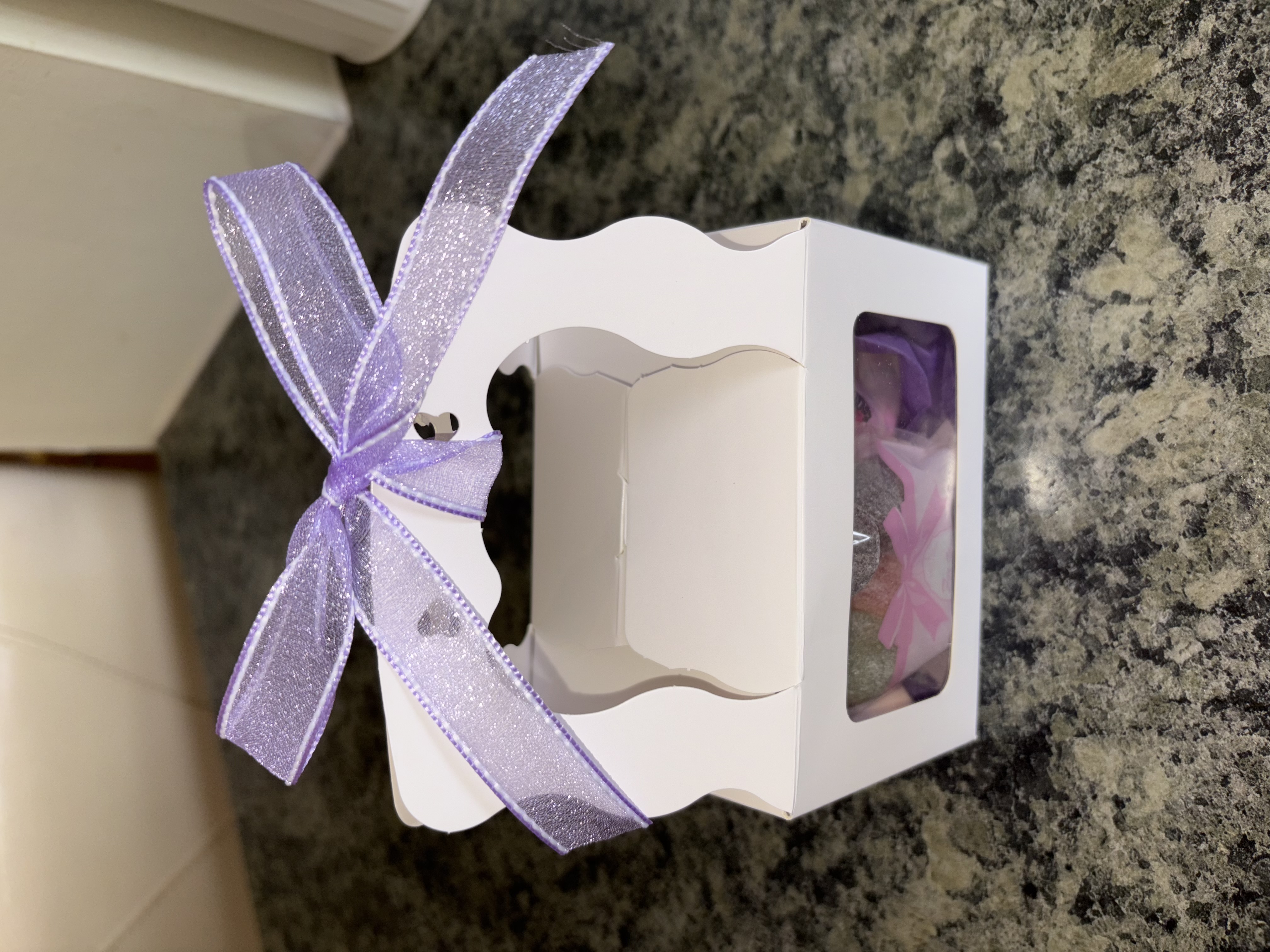 Sweet box gift set with a variety of sweets and a beautiful organa ribbon