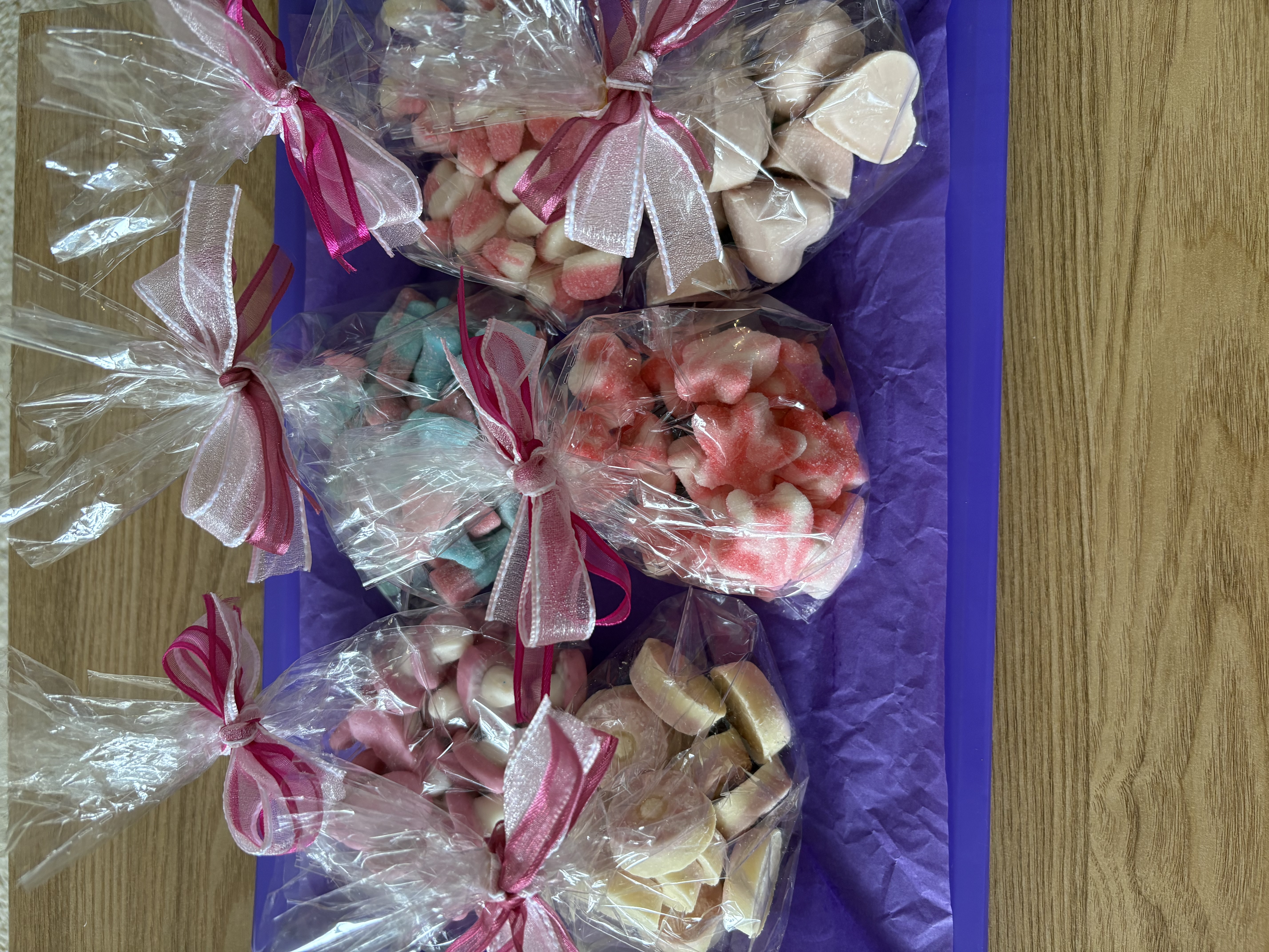 Large sweet tray with a variety of sweets