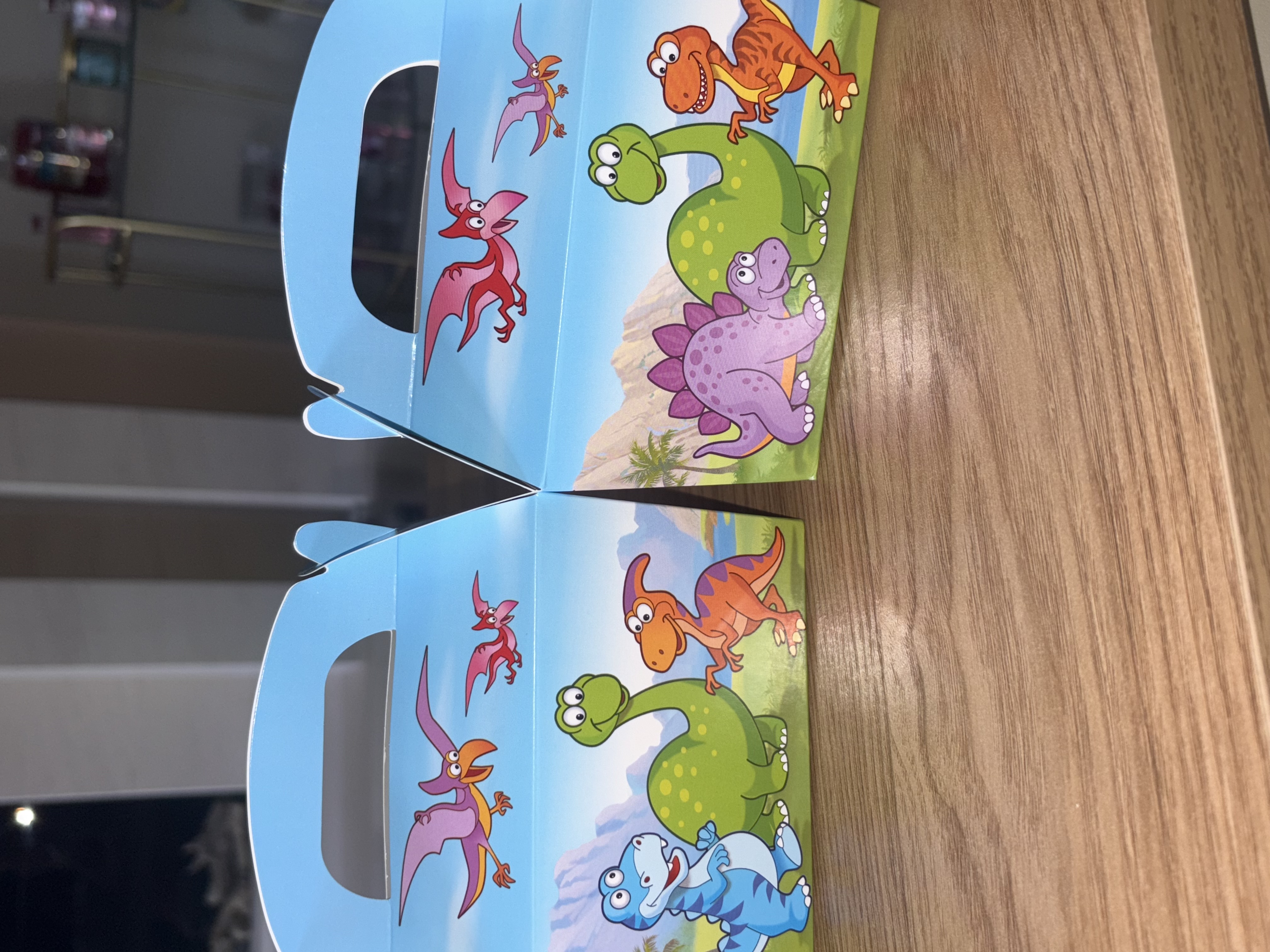 Dinosaur Party Favor Boxes