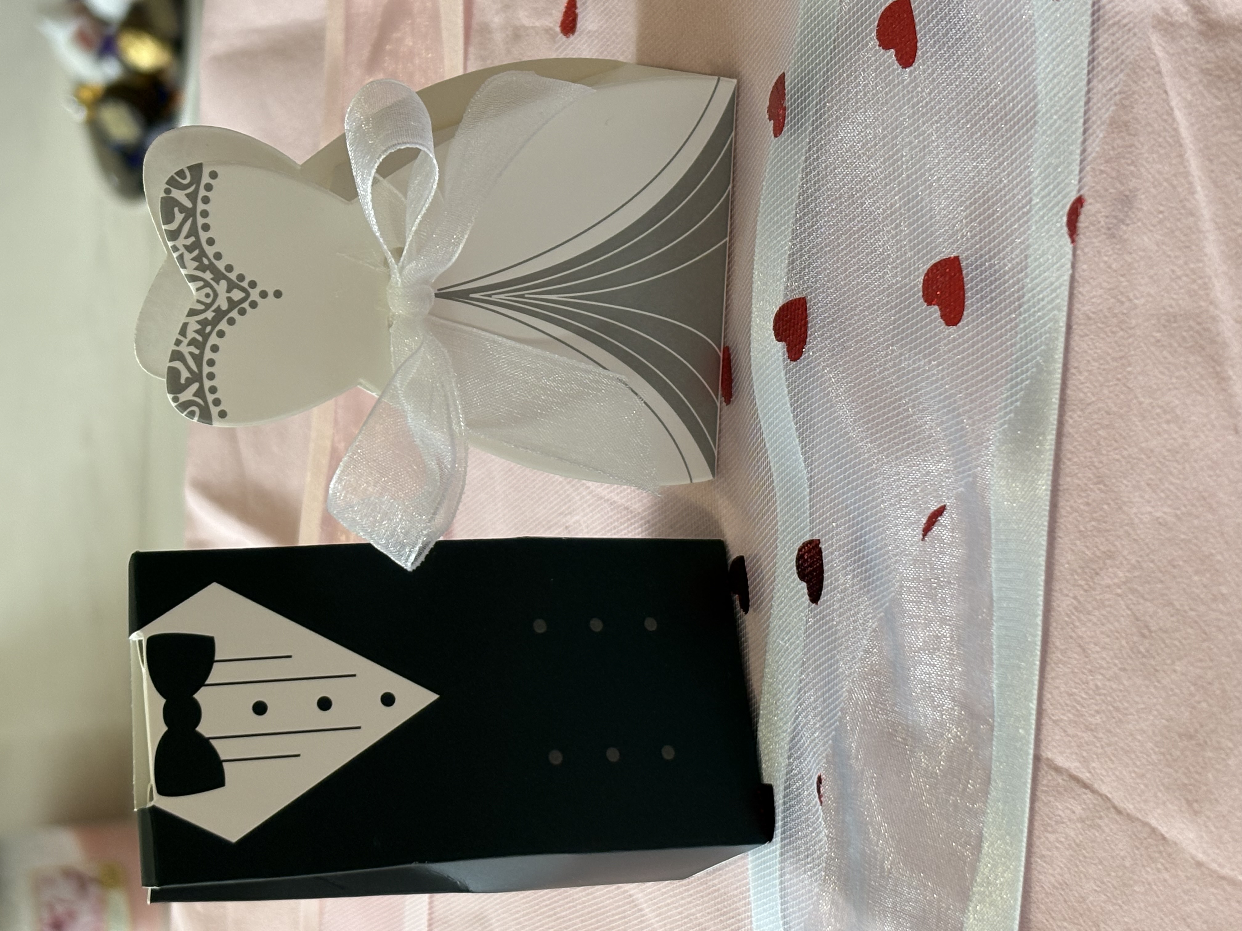 🤍Bride & Groom Favour Boxes 🖤