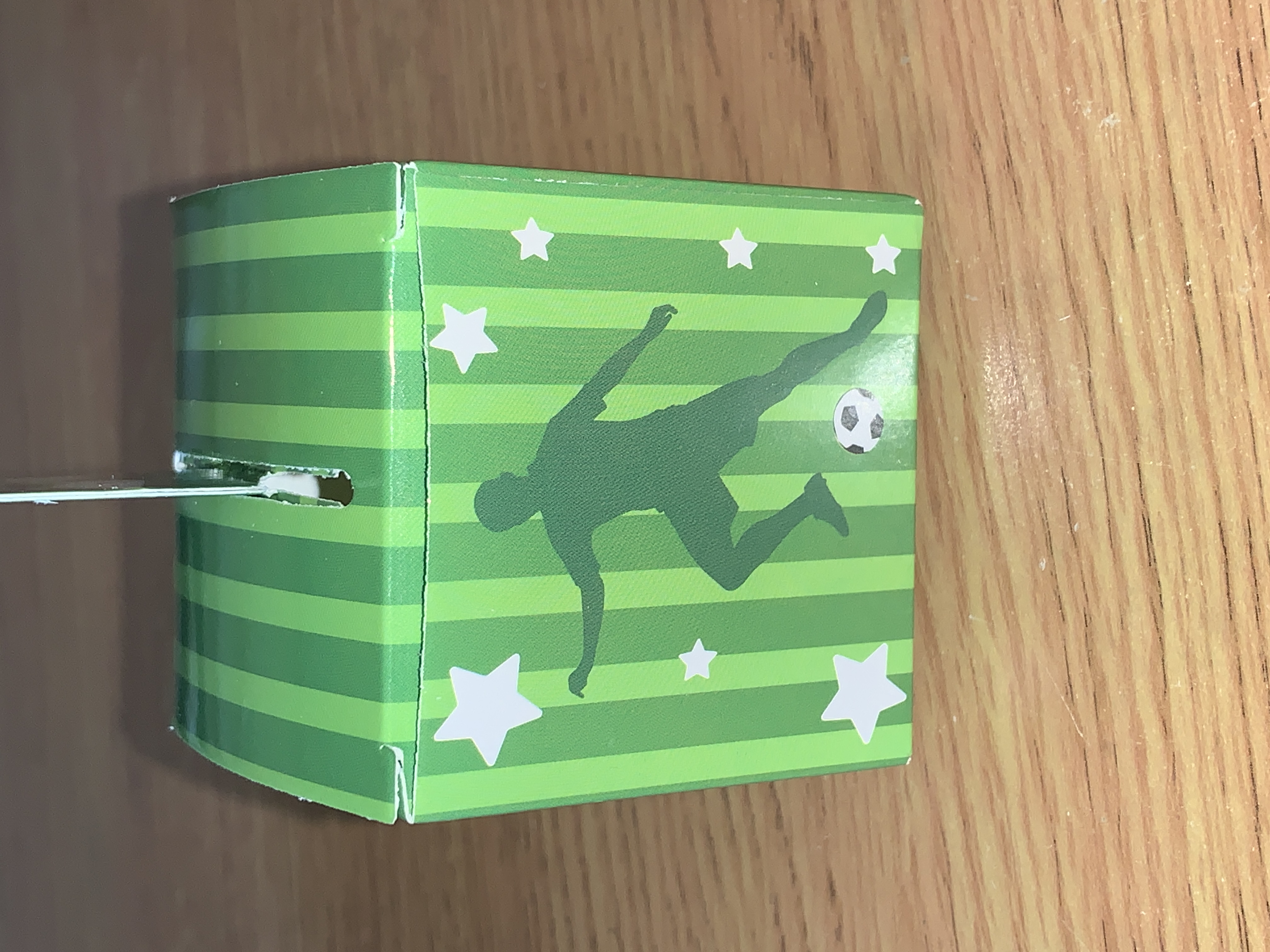 Football Party Favor Boxes with matching football bag of sweets