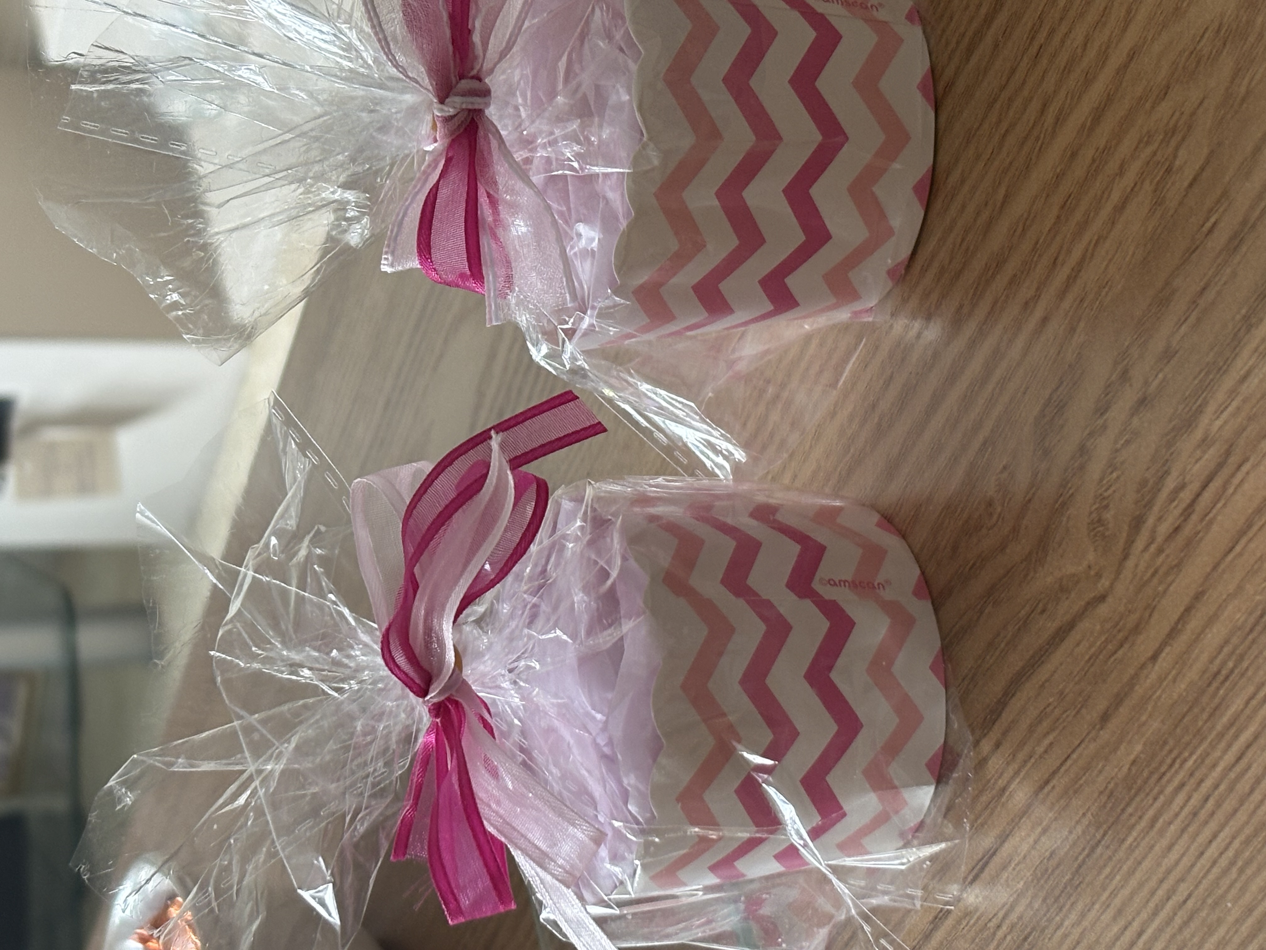 Pink Chevron Gift Cup