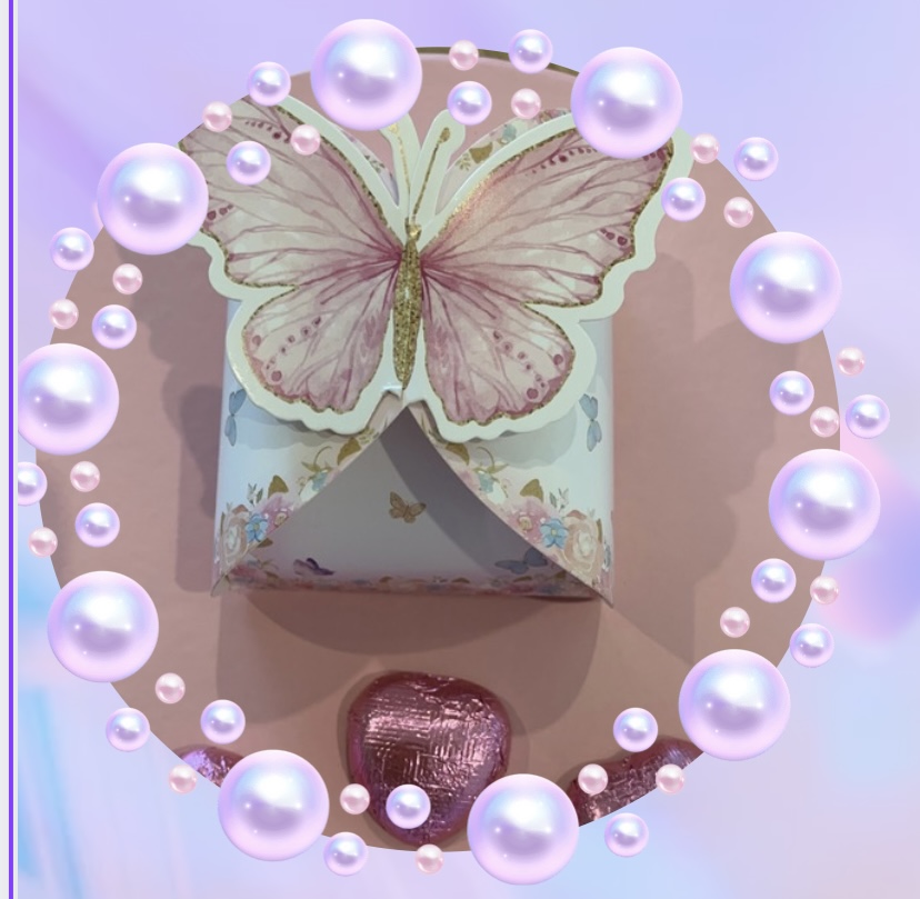 🩷Pink Butterfly Favour Box🩷