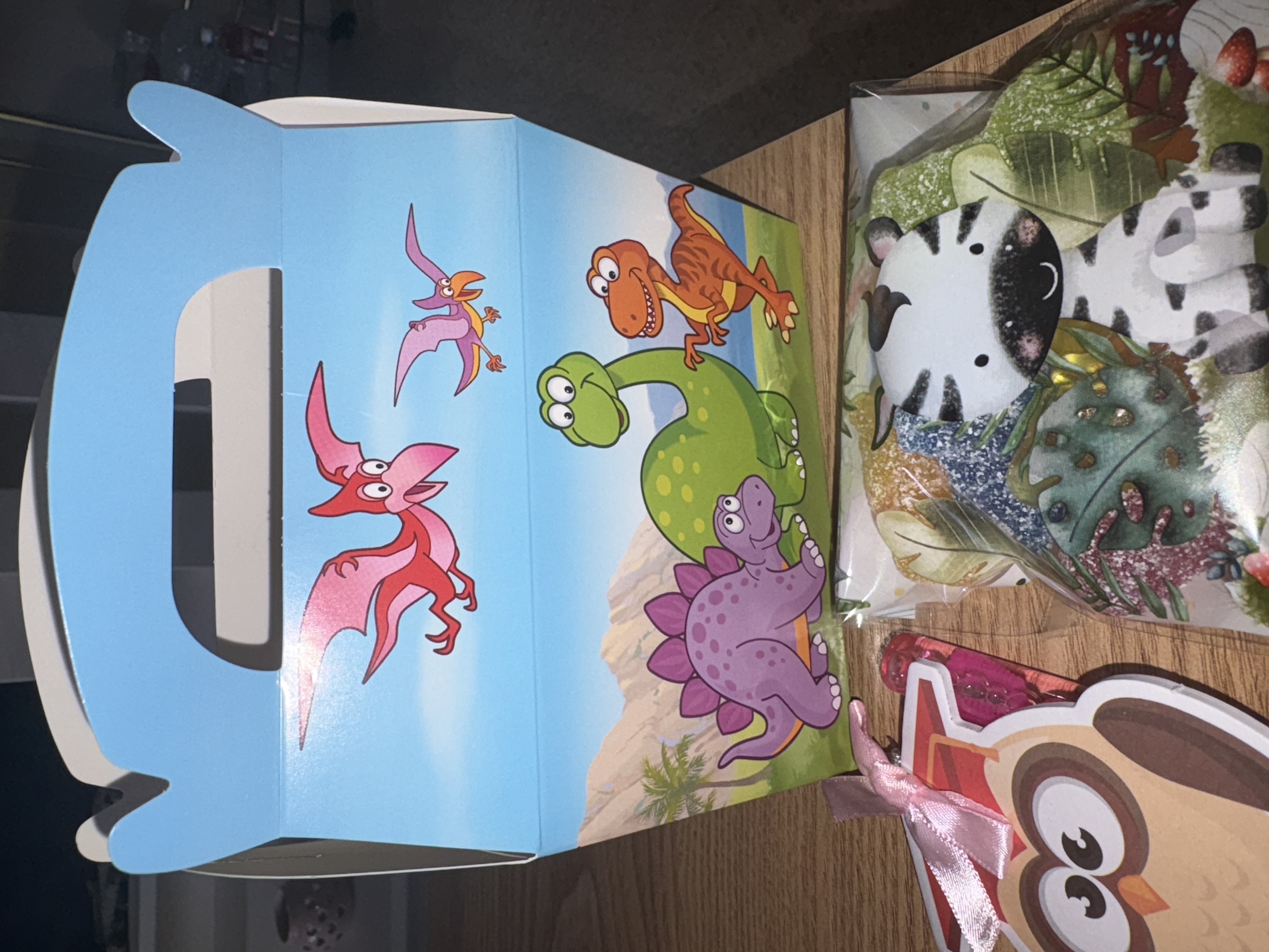 Dinosaur Party Favor Boxes