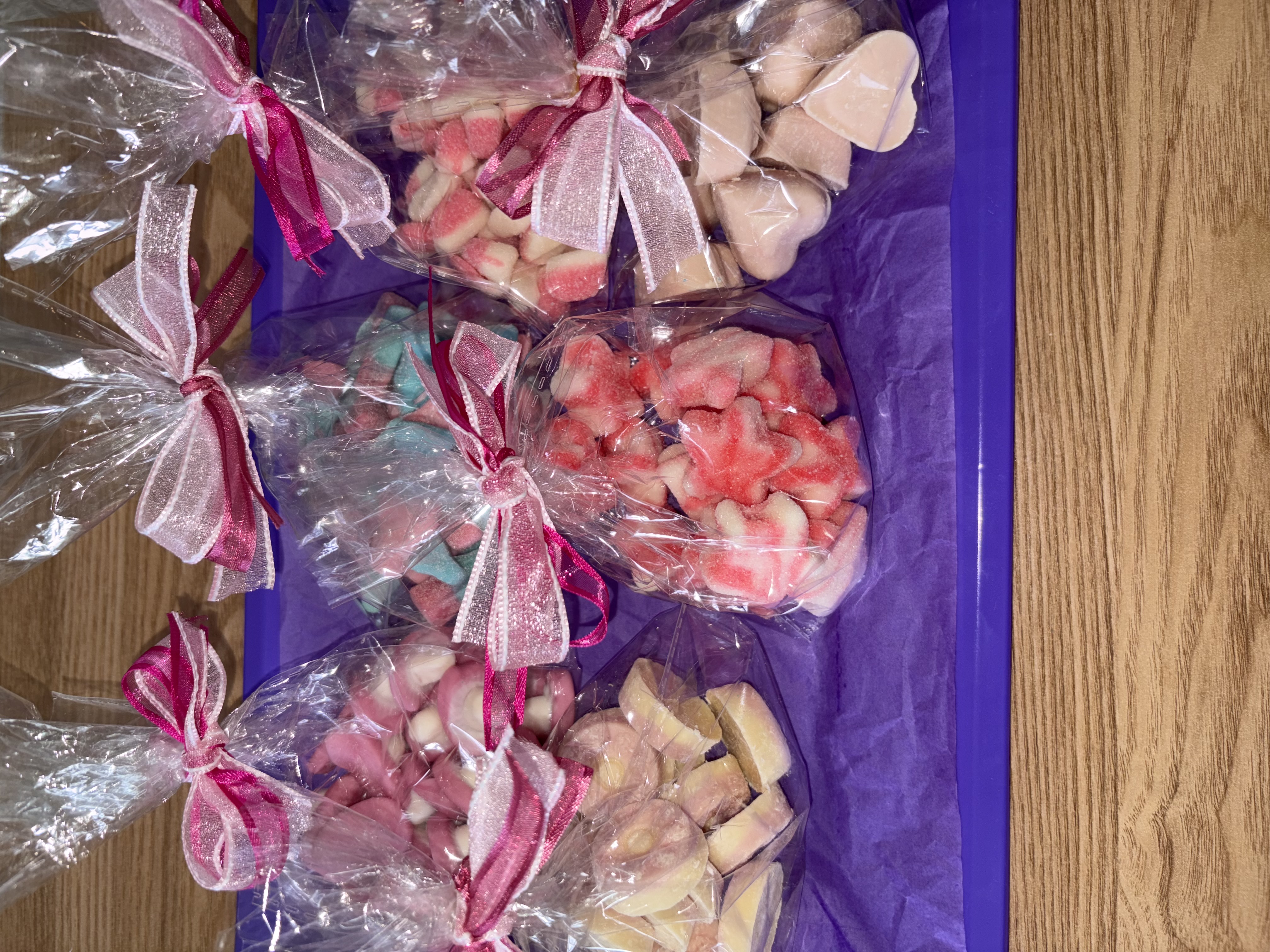 Large sweet tray with a variety of sweets