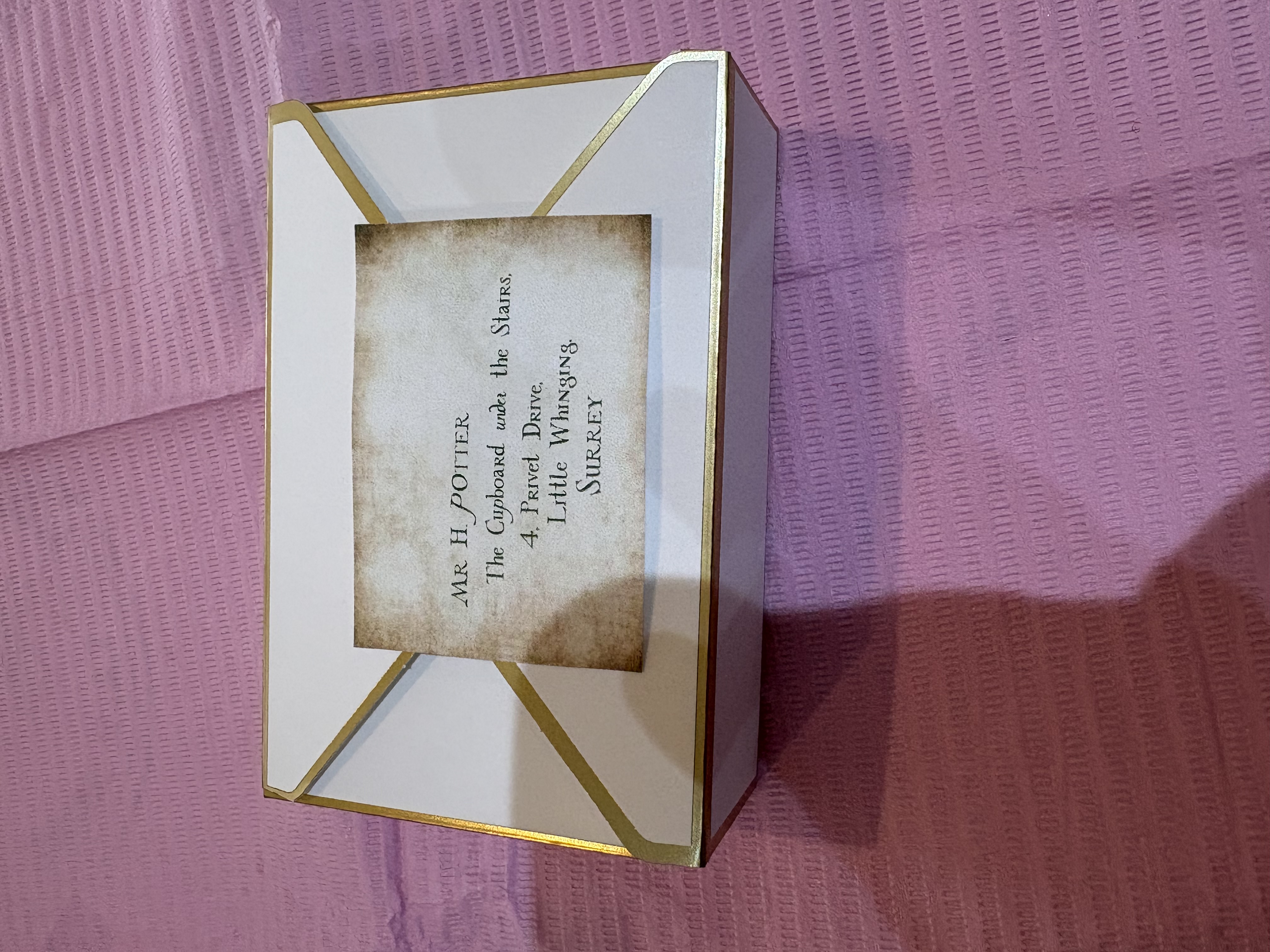 Harry potter style Sweet Box with a Variety of Sweets.