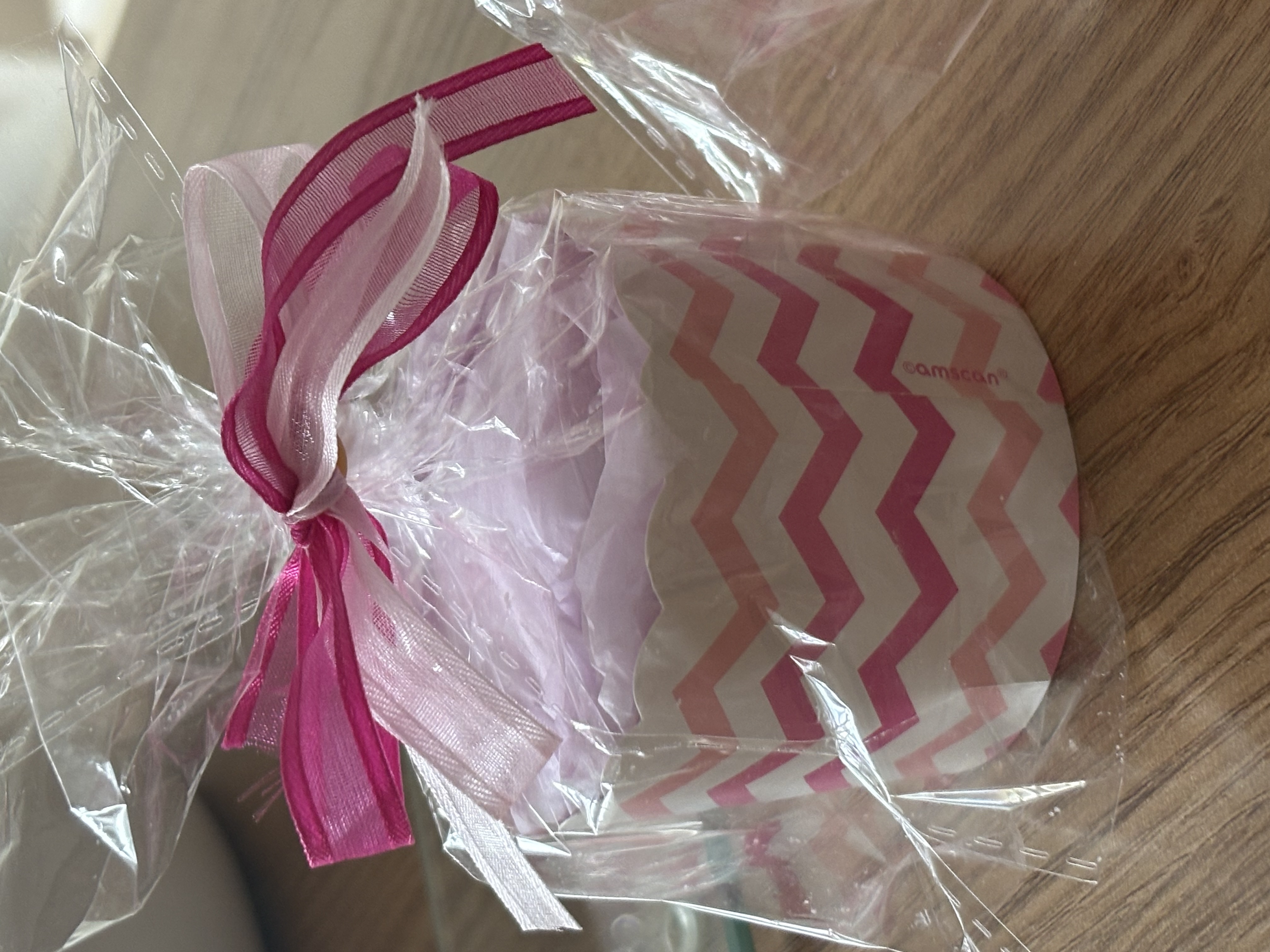 Pink Chevron Gift Cup