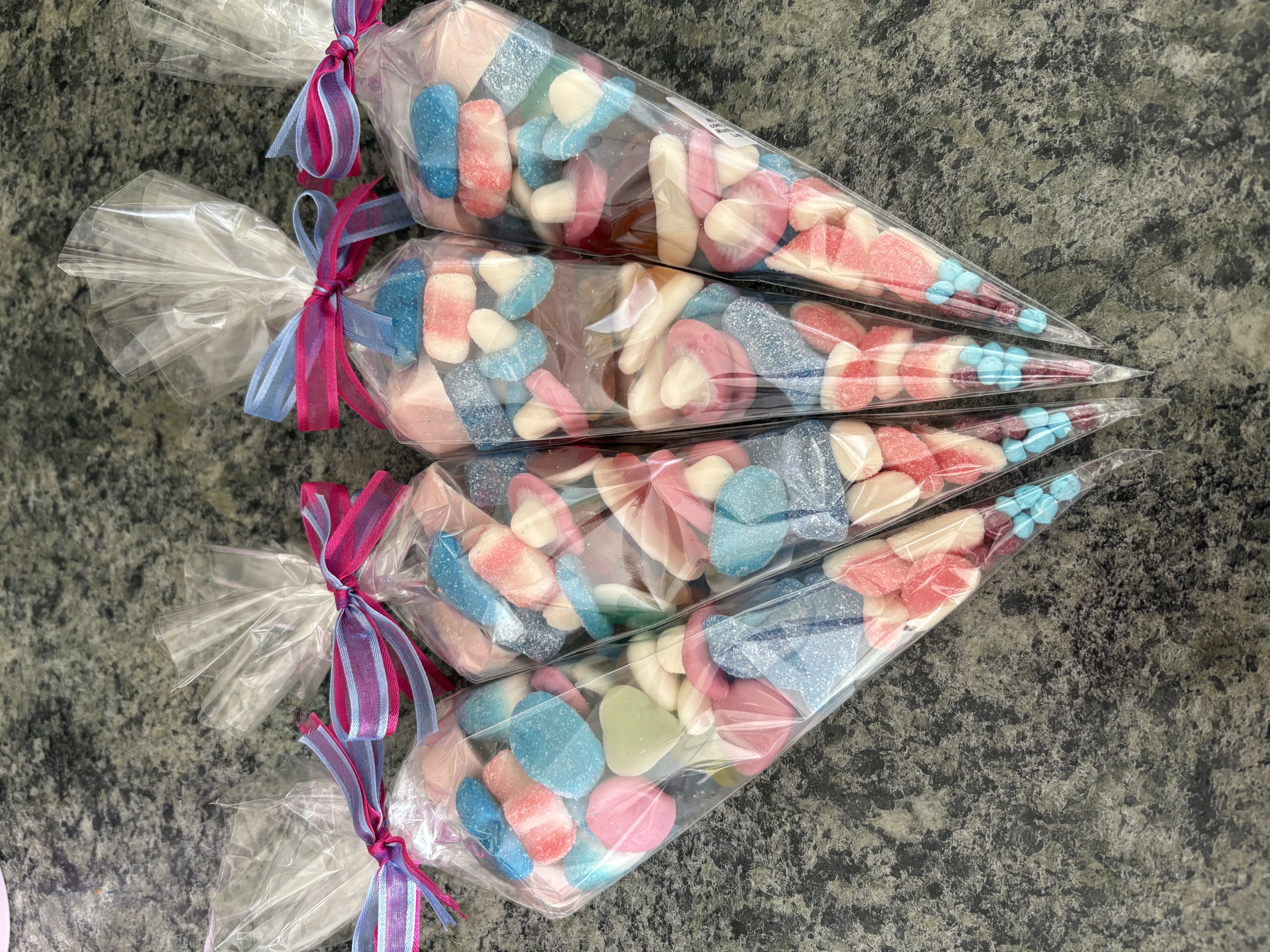 Pink and blue mix sweetcones