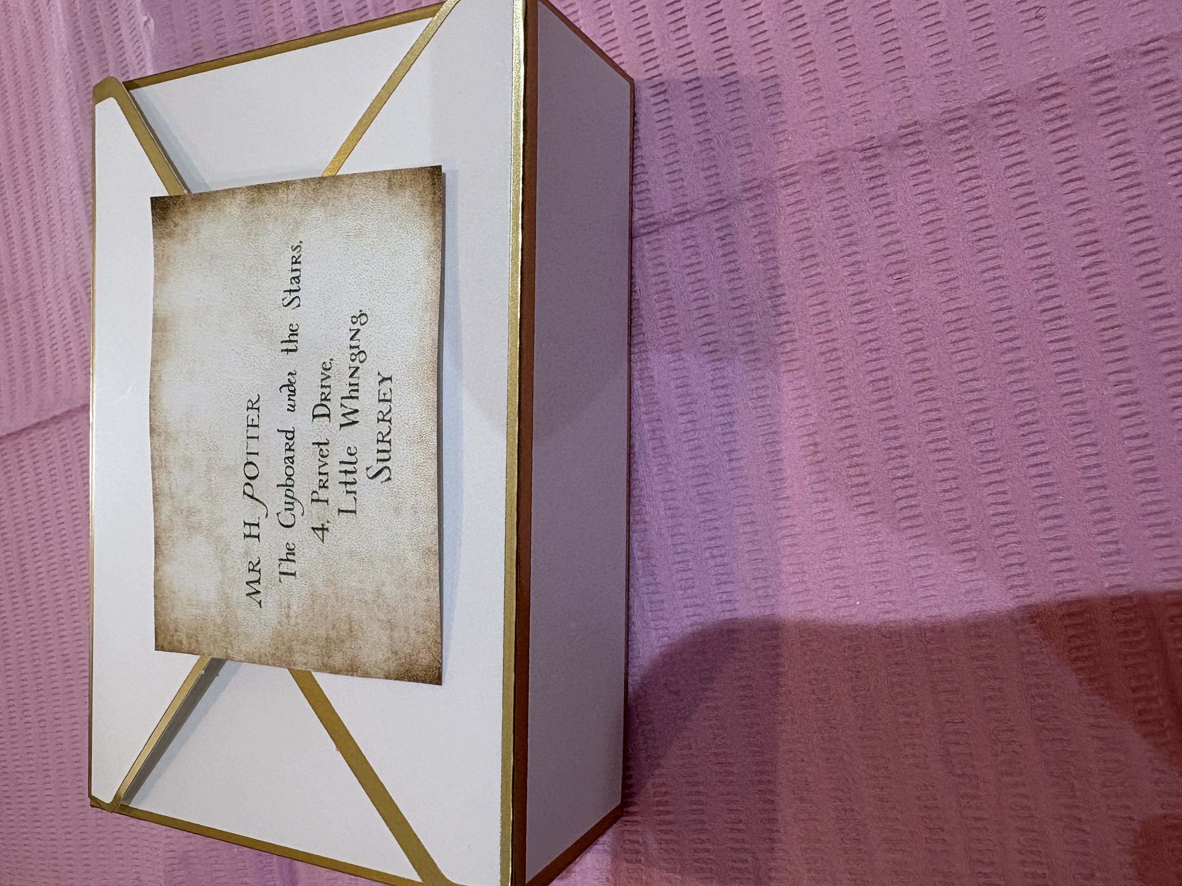 Harry potter style Sweet Box with a Variety of Sweets.