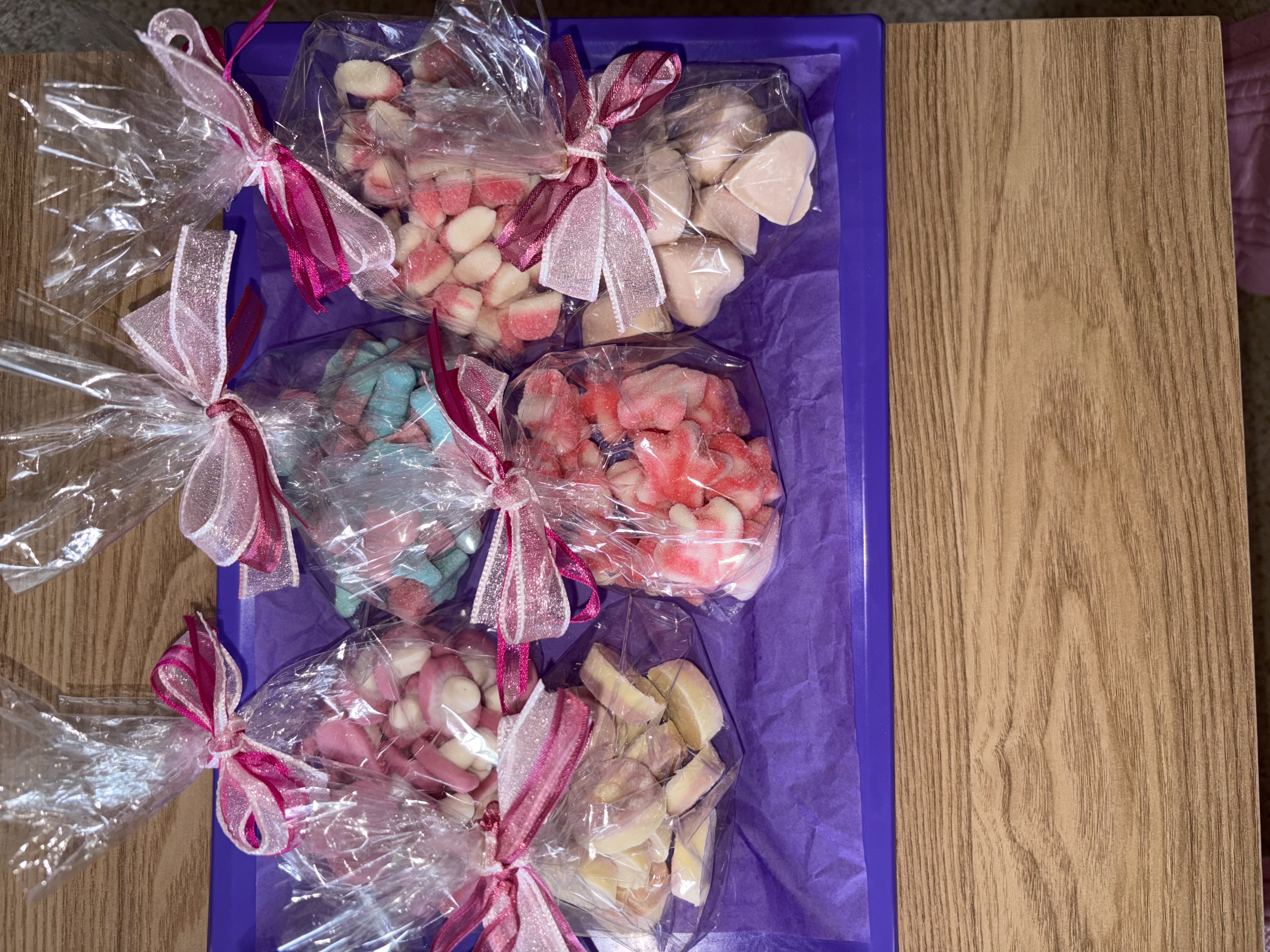 Large sweet tray with a variety of sweets