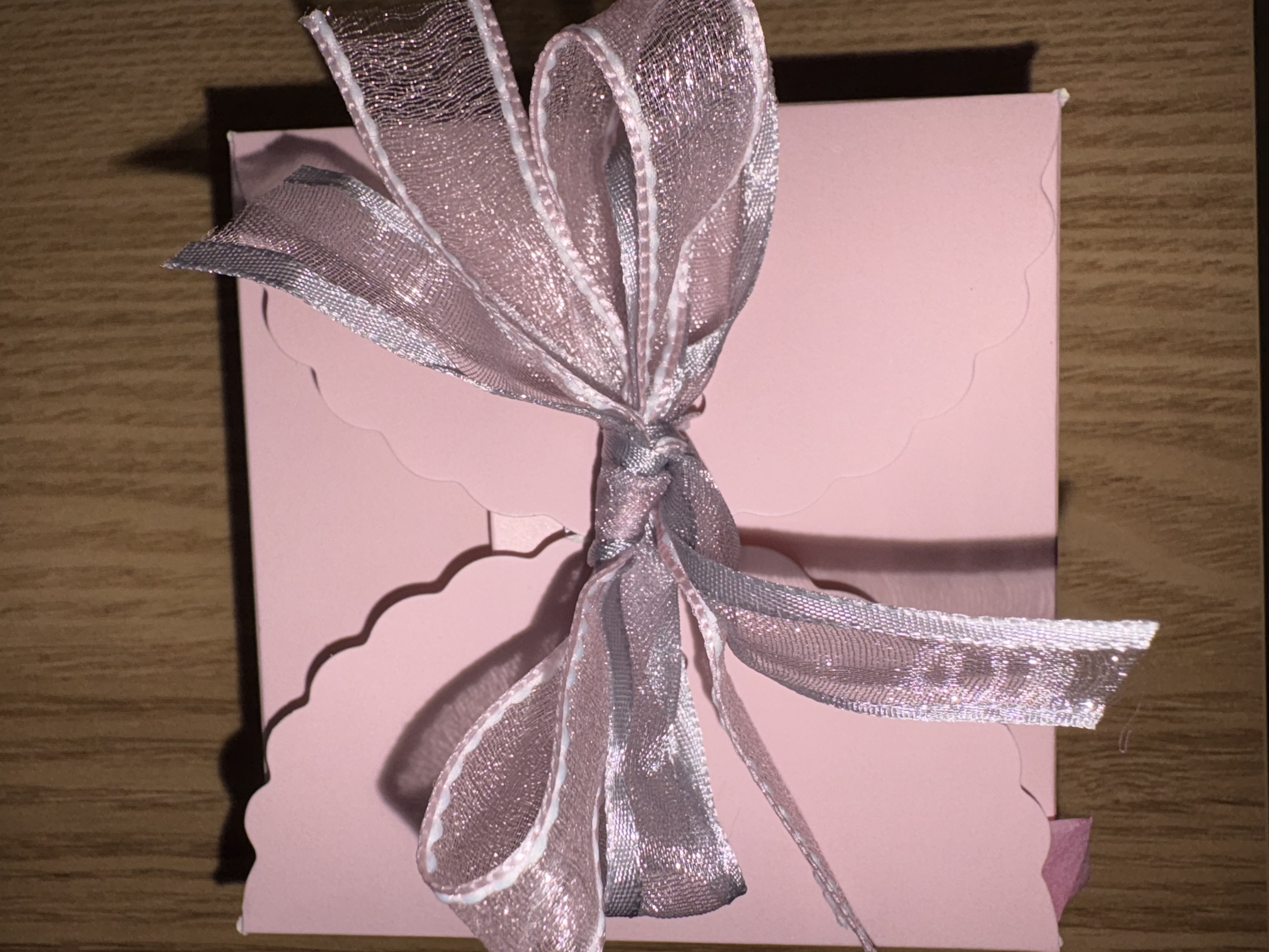 Elegant Pink Gift Box including sweets