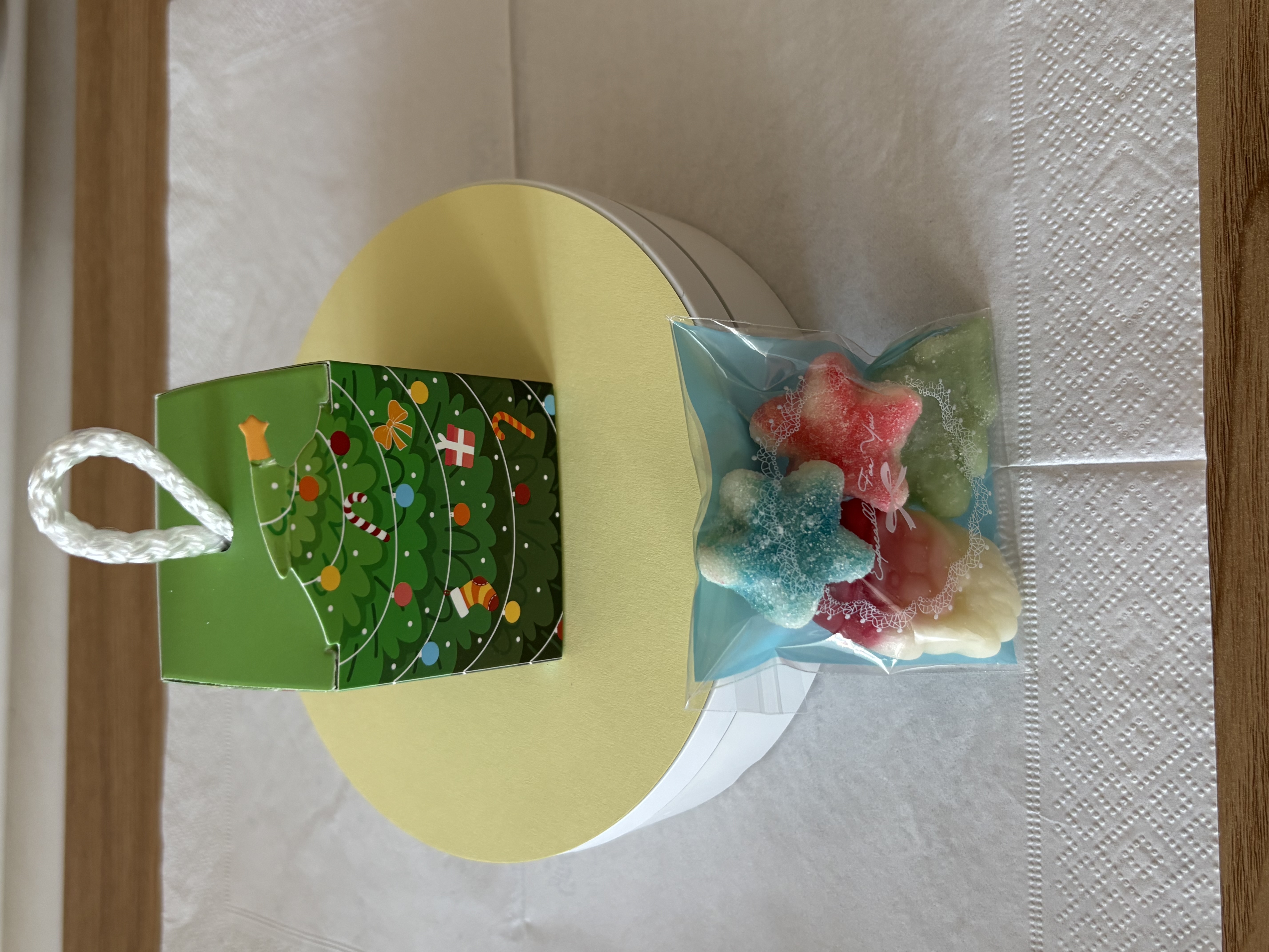Christmas Gift Box complete with small bag of sweets