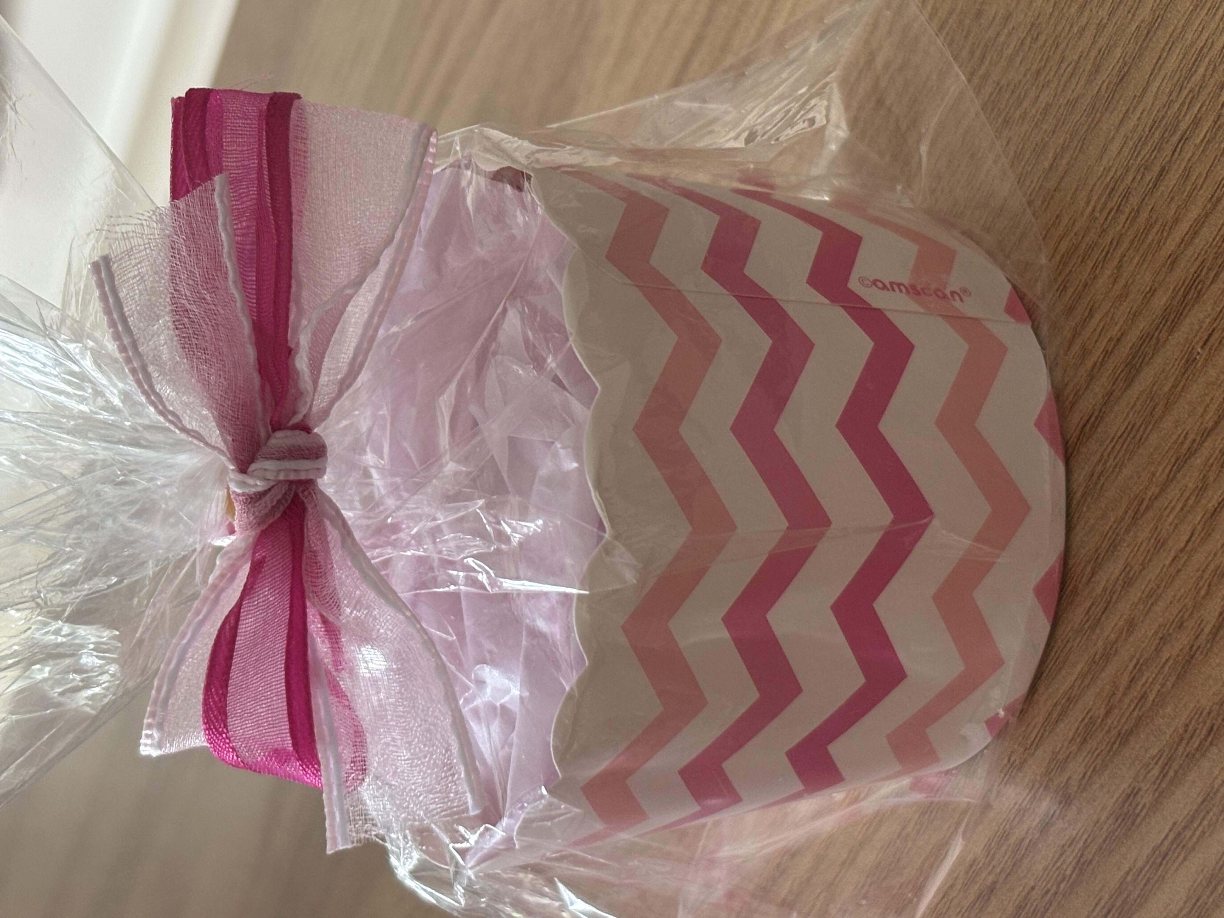 Pink Chevron Gift Cup