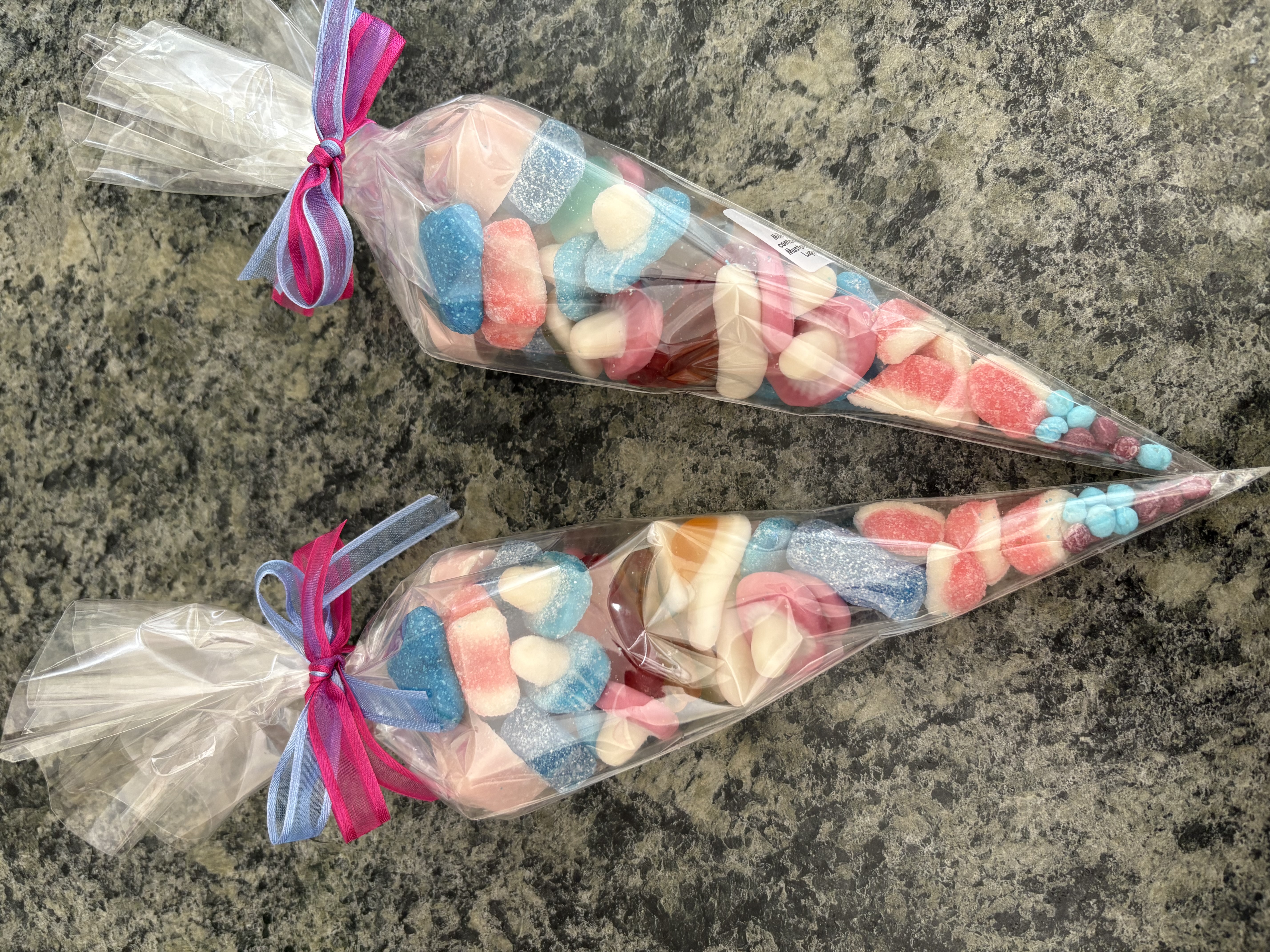 Pink and blue mix sweetcones