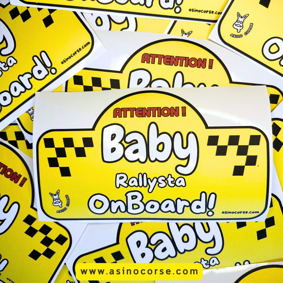 Attenzione! Baby Rallysta On Board!