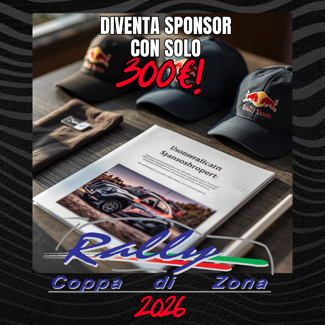 Sponsorizzazione Stagione Rally 2026