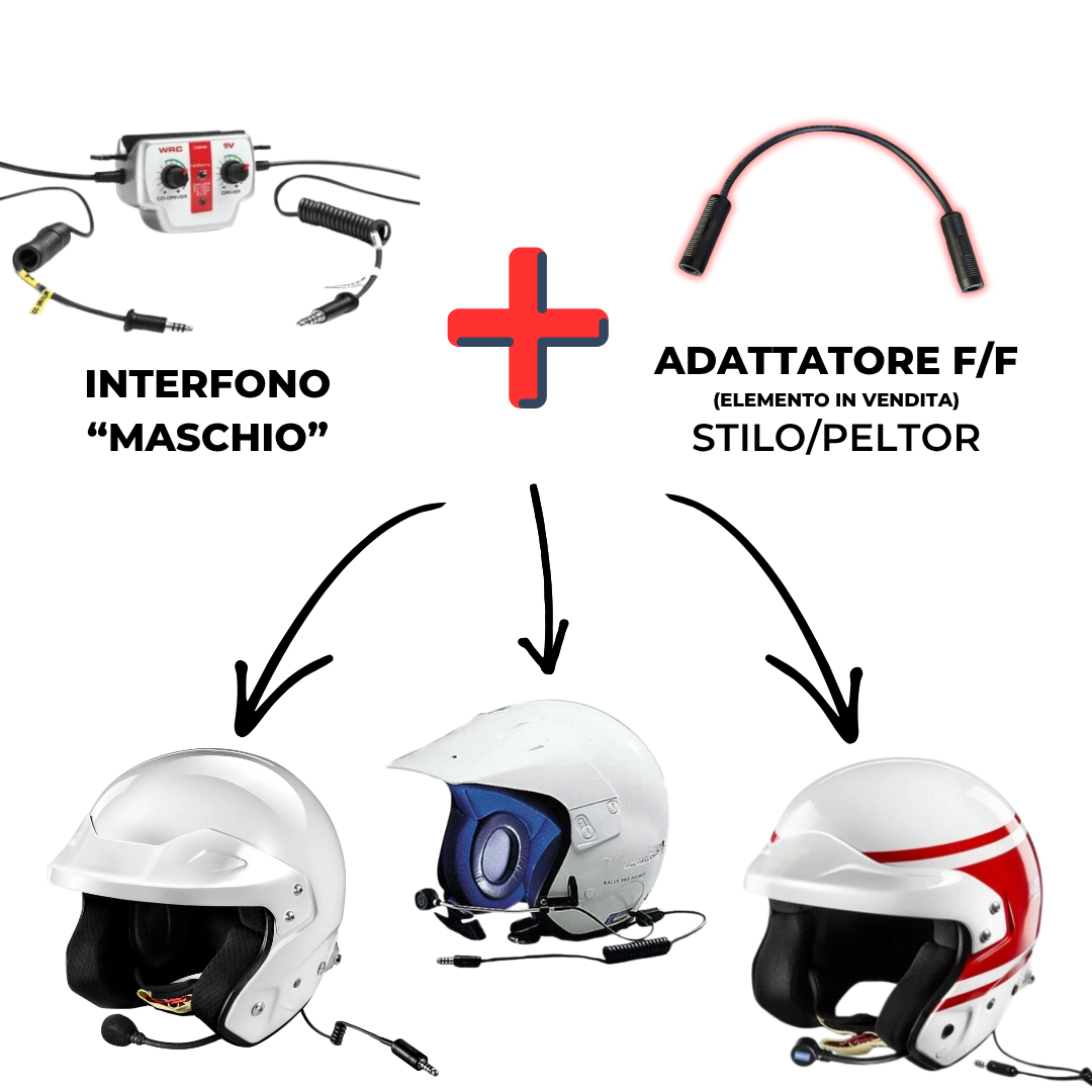 Adattatore Interfono Maschio/Femmina