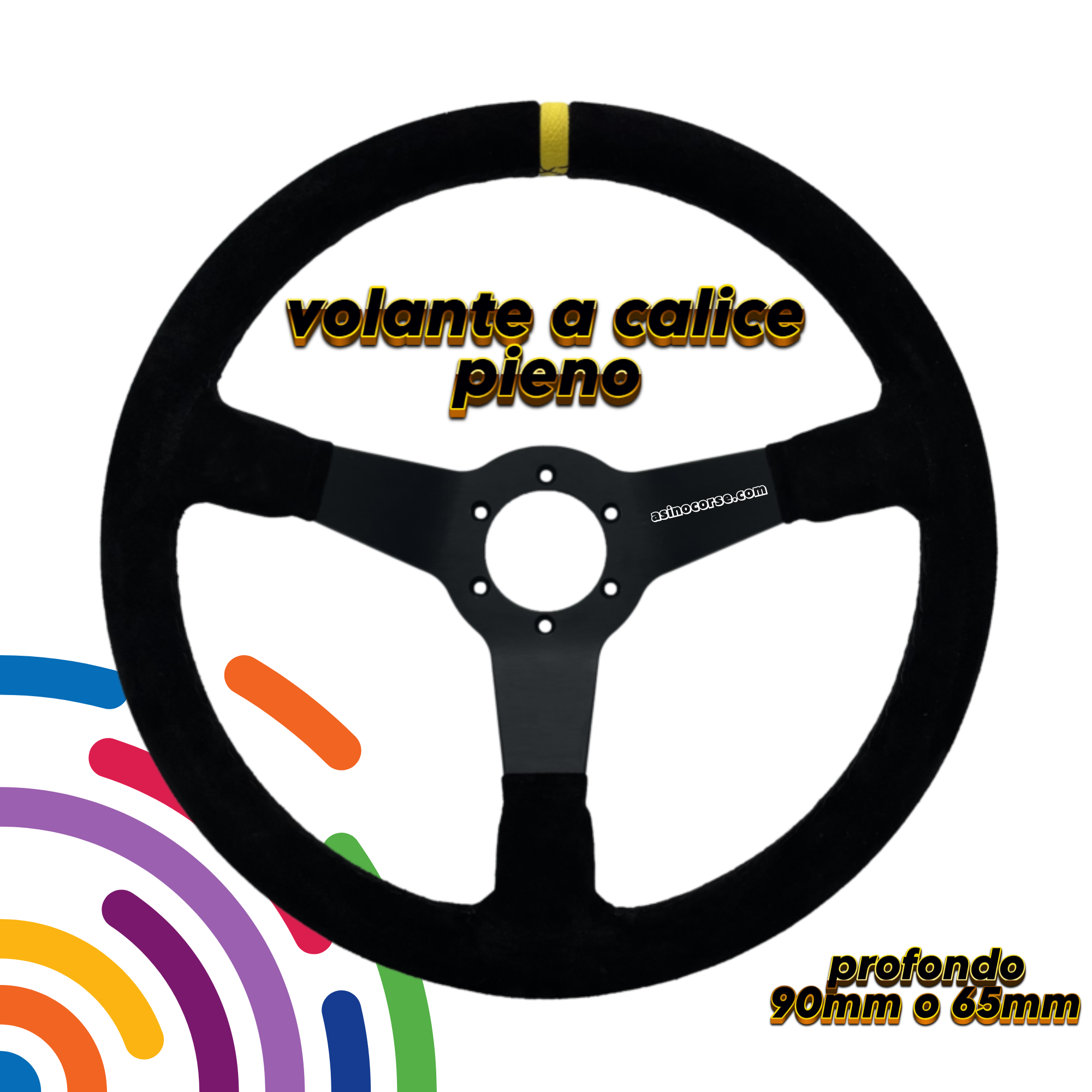 Volante a Tre Razze Pieno