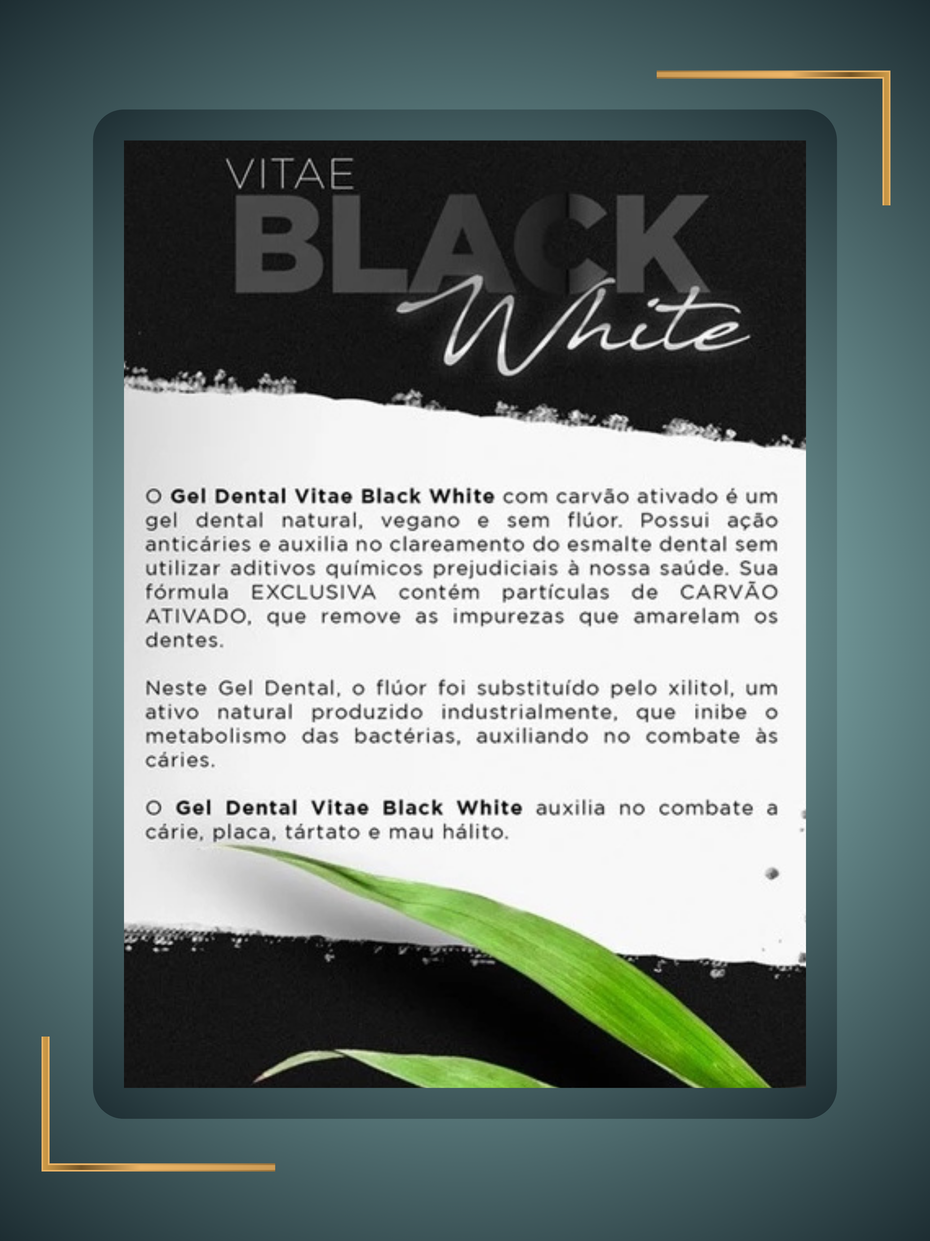 Gel Dental Black/White