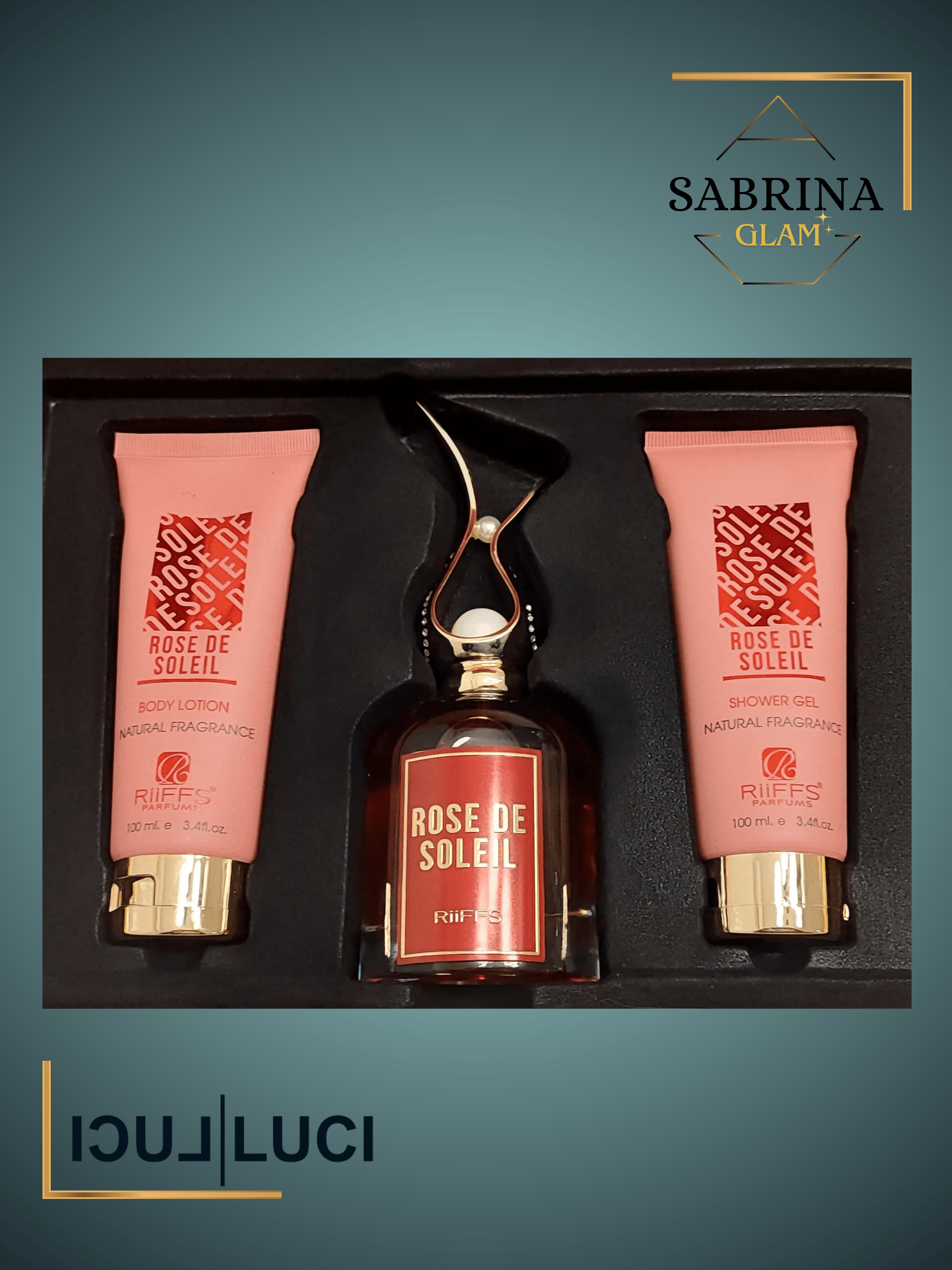 Coffret Rose De Soleil: Edp 100Ml + Bl 100Ml + Sg 100ml