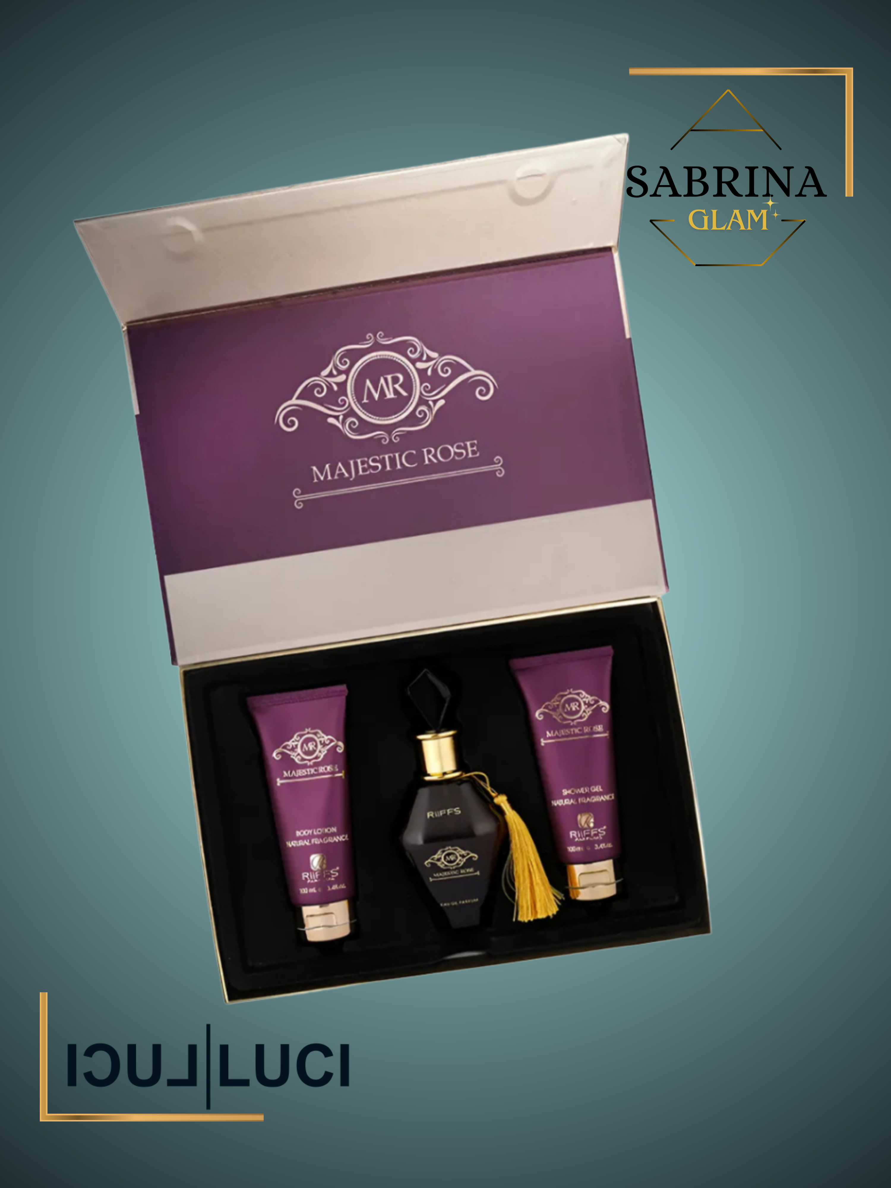 Coffret Majestic Rose Edp 100Ml + Bl 100Ml + Sg 100ml