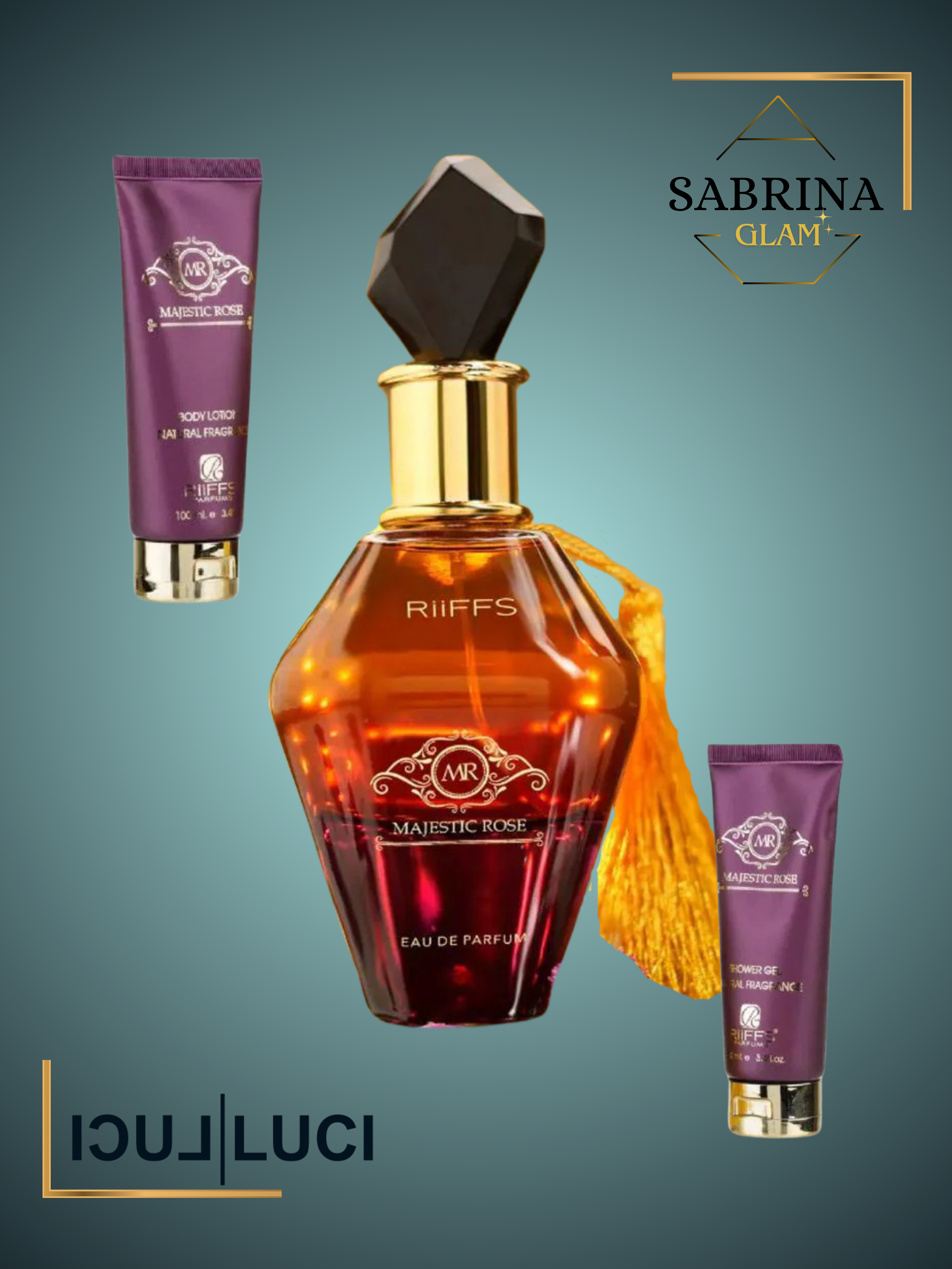 Coffret Majestic Rose Edp 100Ml + Bl 100Ml + Sg 100ml