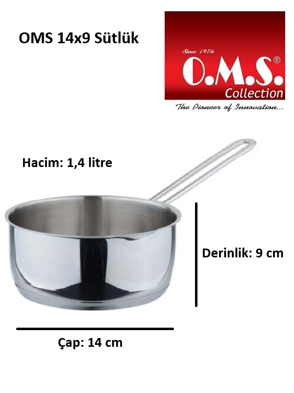 OMS Çelik Sütlük / Kaçerola