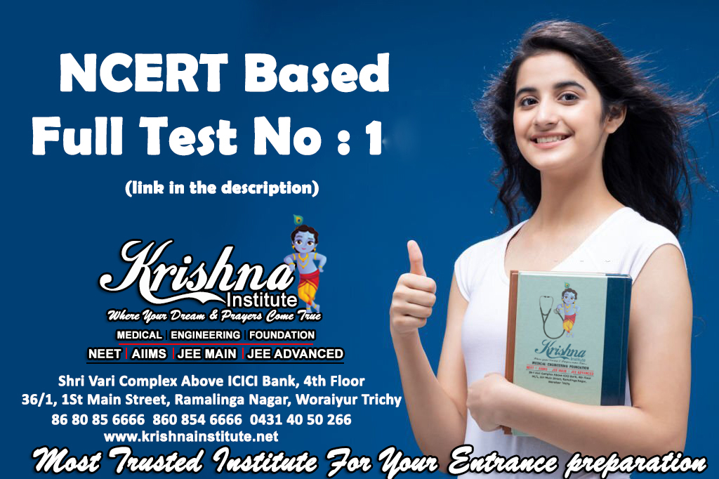 NCERT Based NEET Mock Test 1 