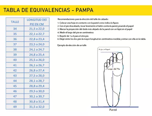 Zapato CAS modelo PAMPA