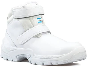 Botín ZINC blanco con puntera de acero 